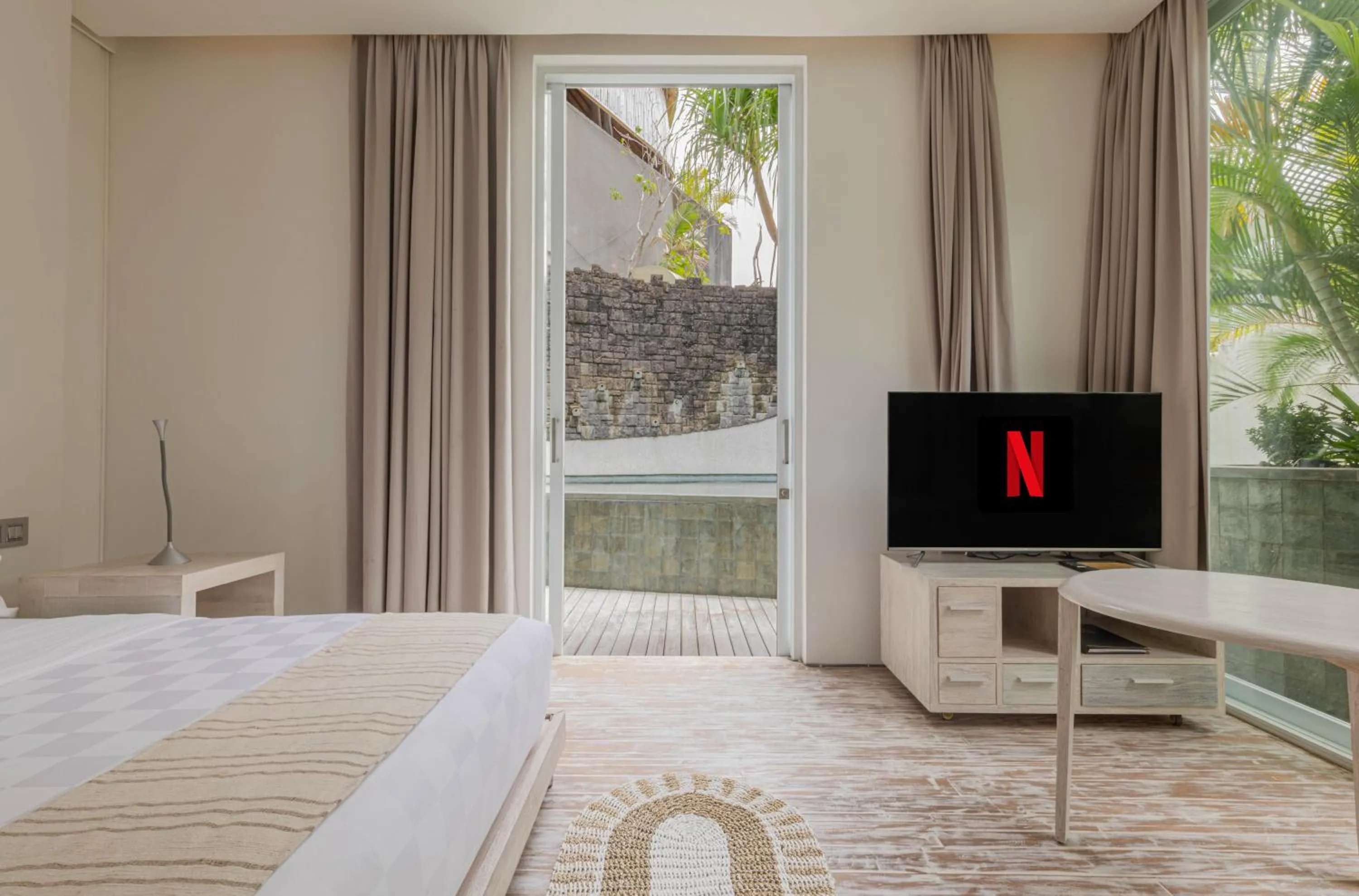 TV and multimedia, Bed in Taman Mesari Luxury Villas-Seminyak