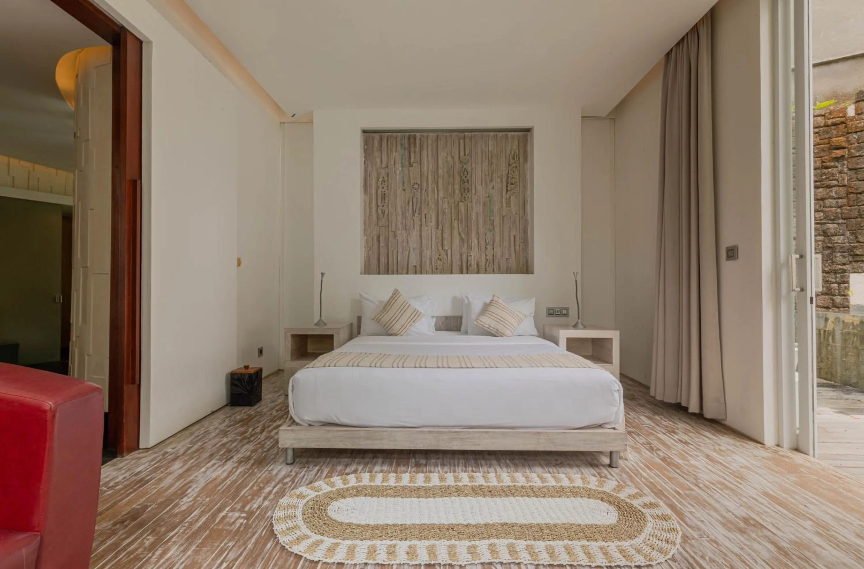 Bedroom, Bed in Taman Mesari Luxury Villas-Seminyak