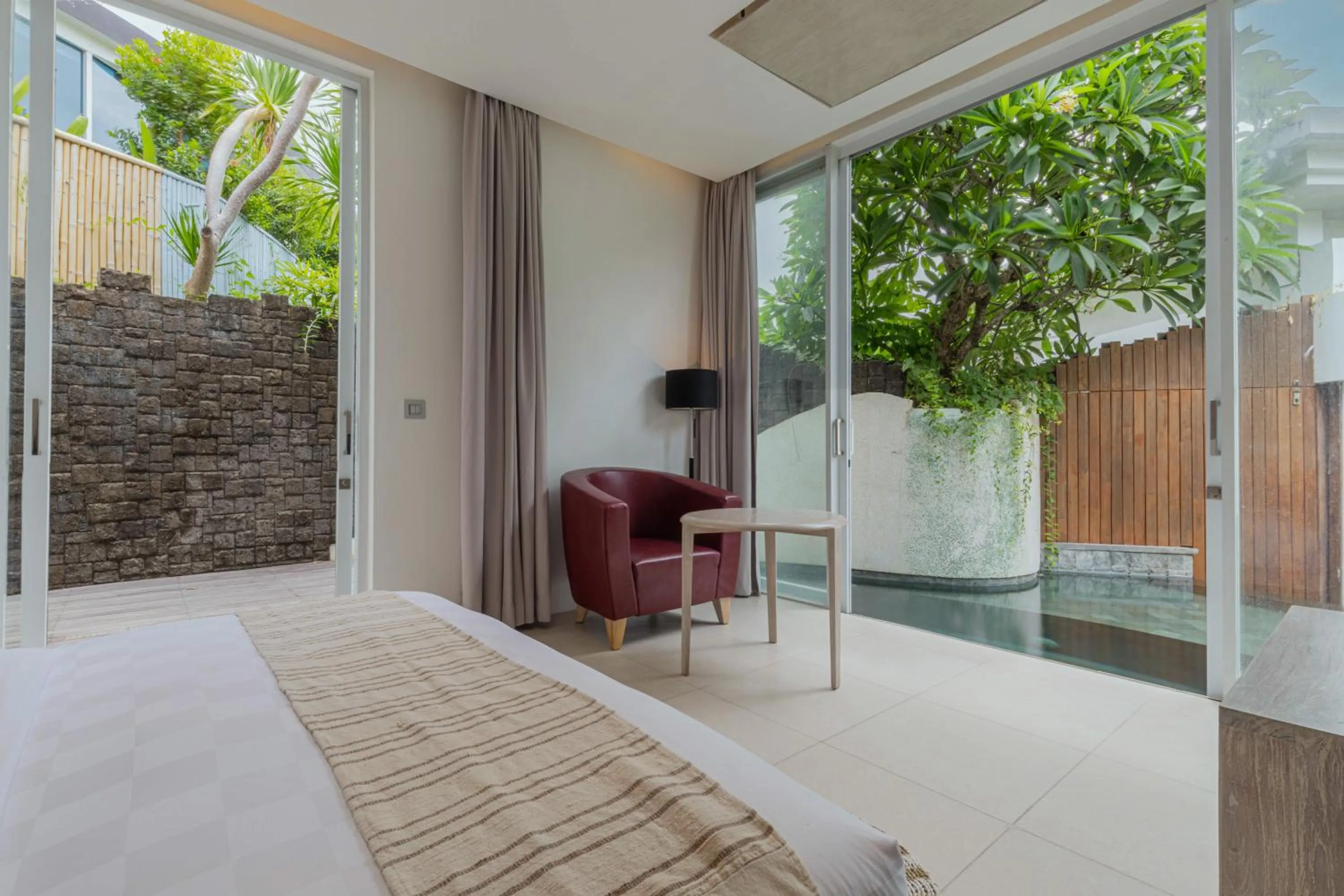 Bed in Taman Mesari Luxury Villas-Seminyak