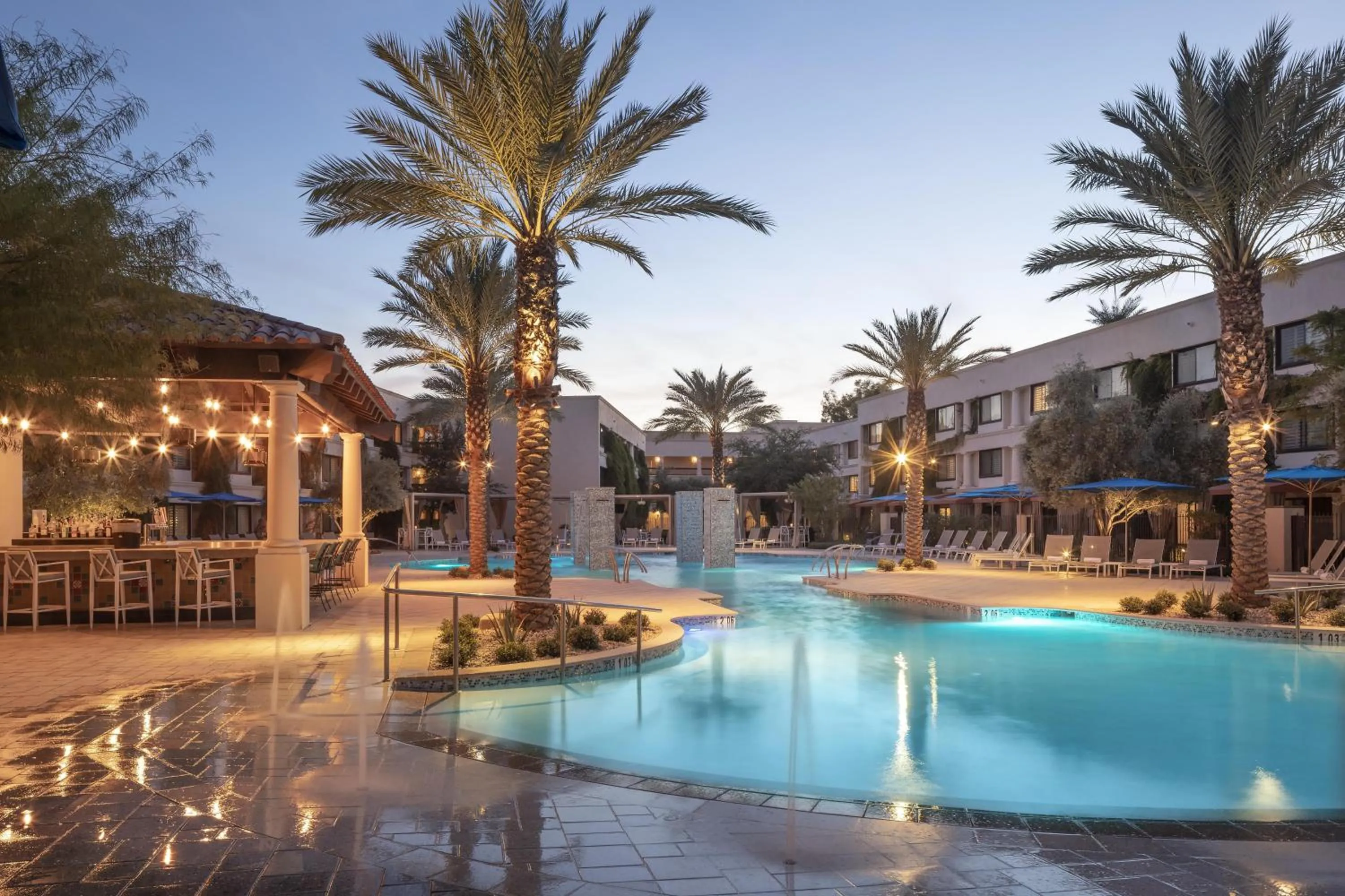 Pool view in The Scottsdale Resort & Spa, Curio Collection by Hilton