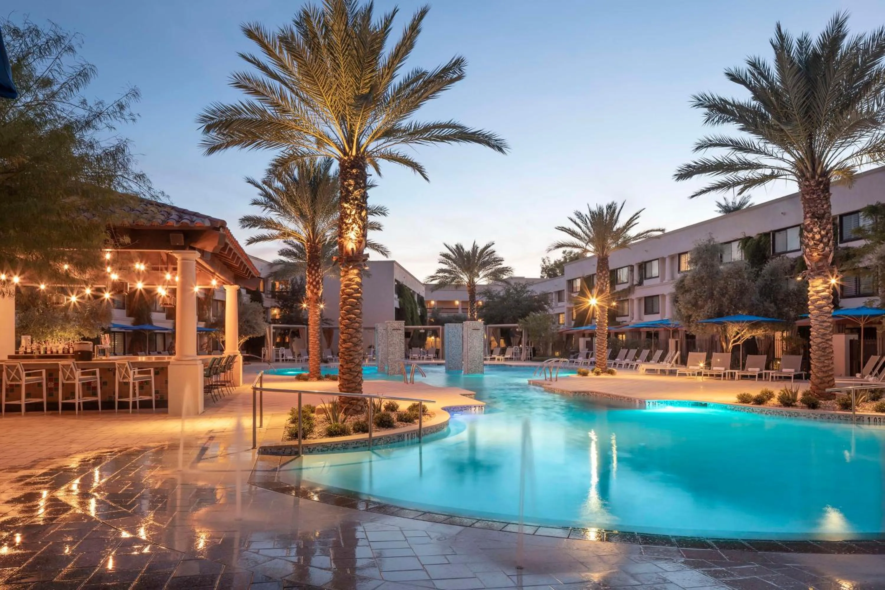Pool view in The Scottsdale Resort & Spa, Curio Collection by Hilton