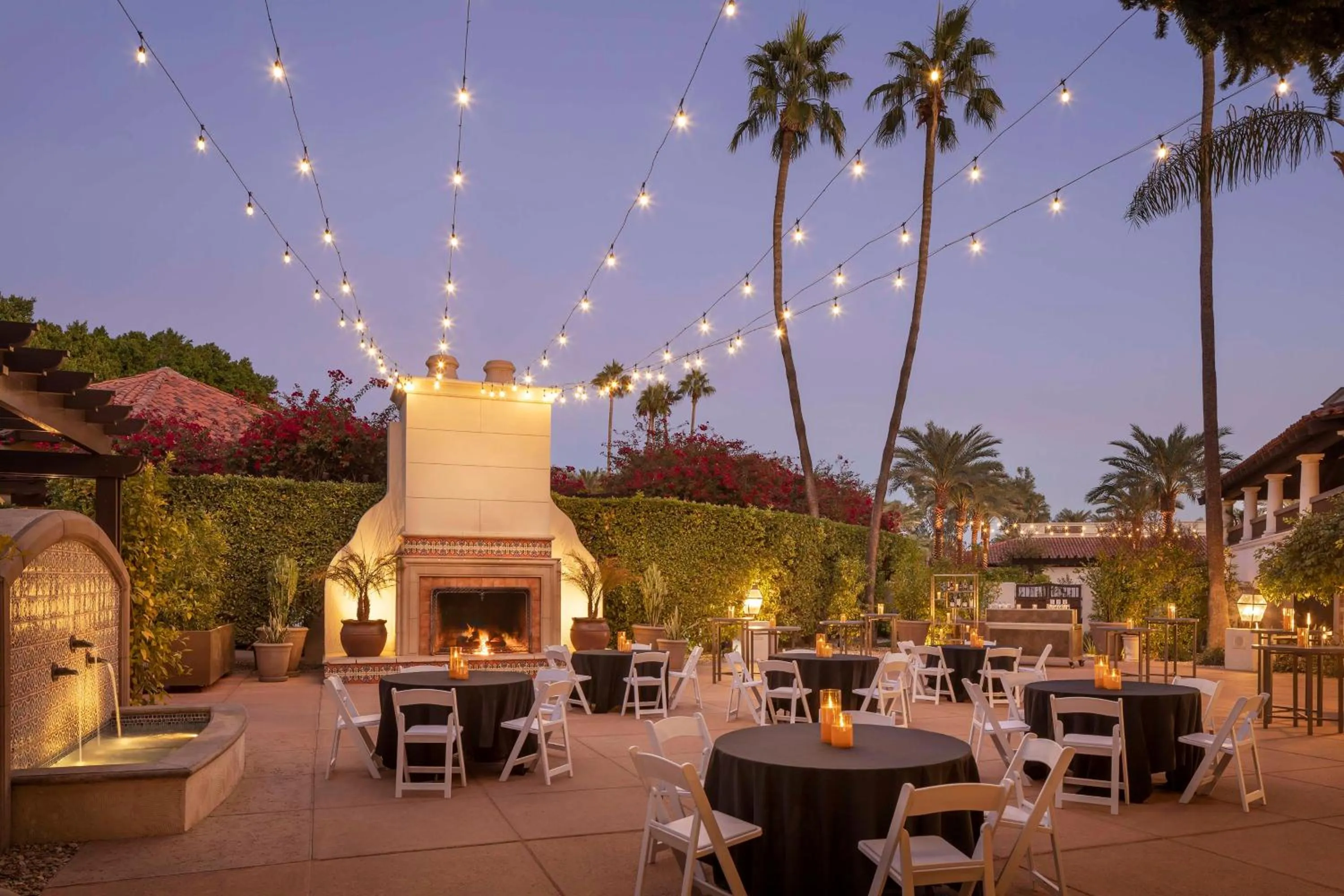 Inner courtyard view in The Scottsdale Resort & Spa, Curio Collection by Hilton
