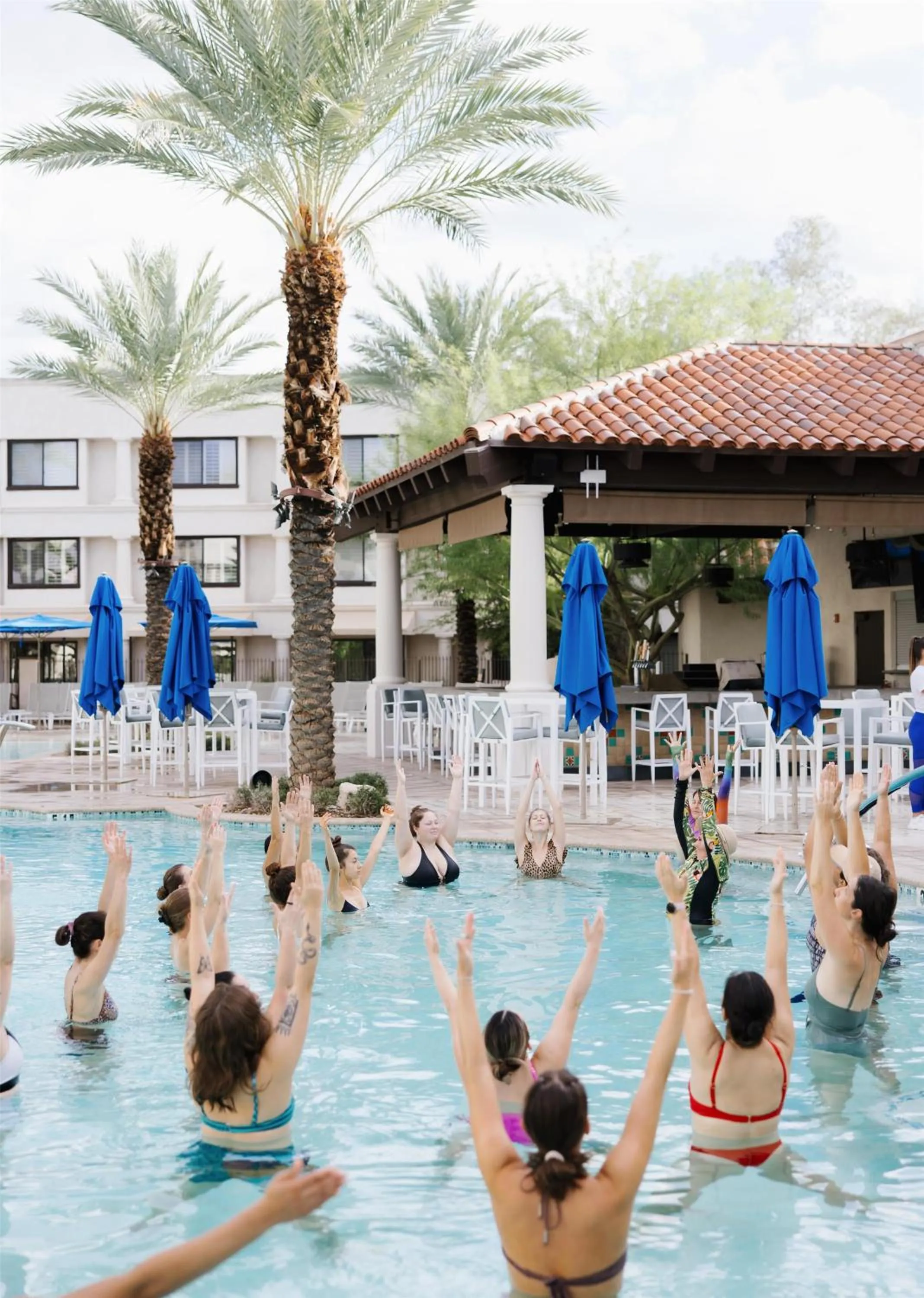 Pool view in The Scottsdale Resort & Spa, Curio Collection by Hilton