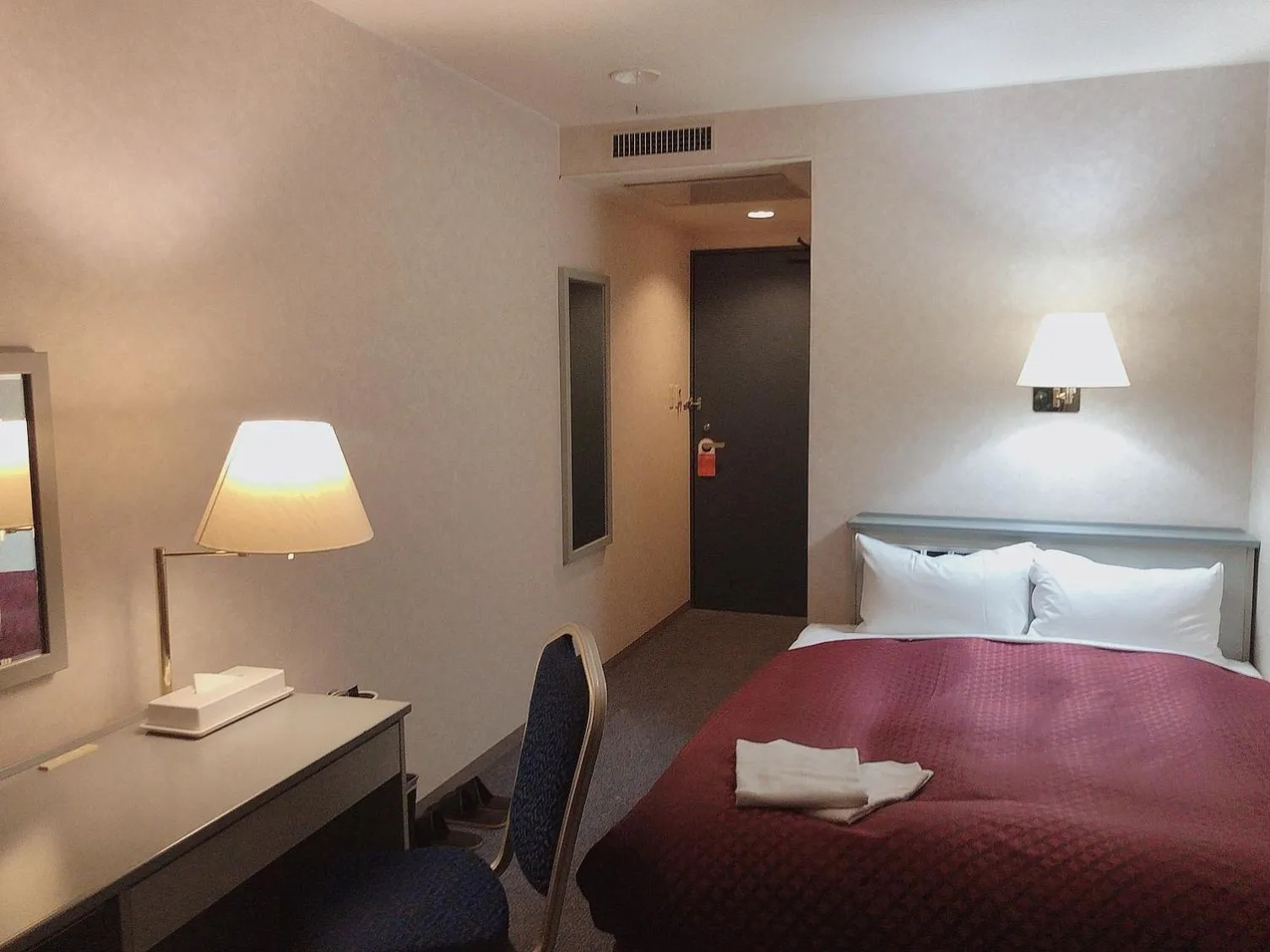 Bed in Seagrande Shimizu Station Hotel