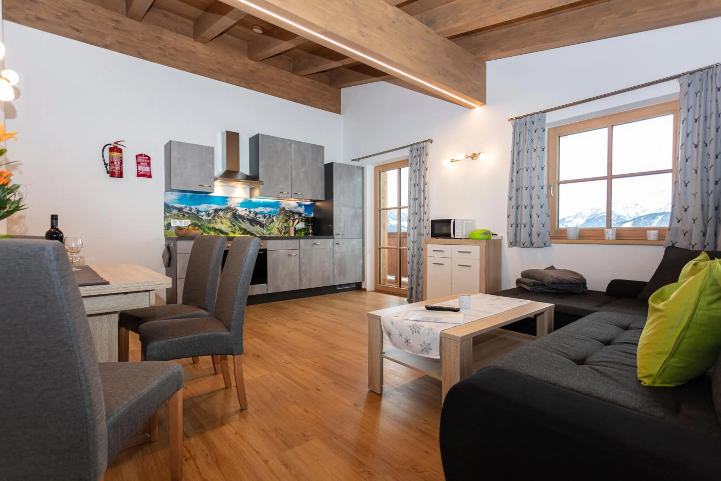 Living room in Ferienwohnungen Egg