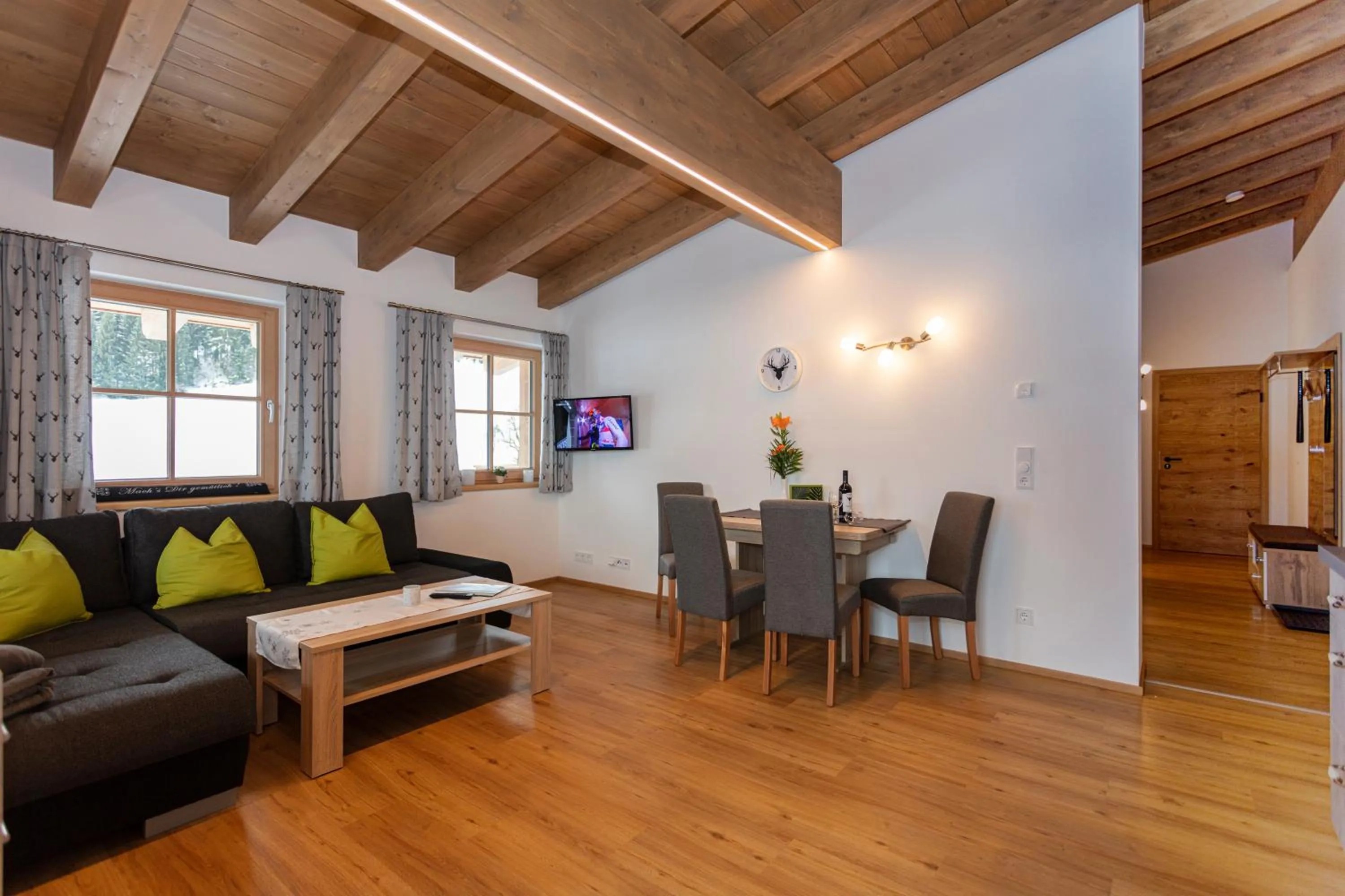 Living room in Ferienwohnungen Egg