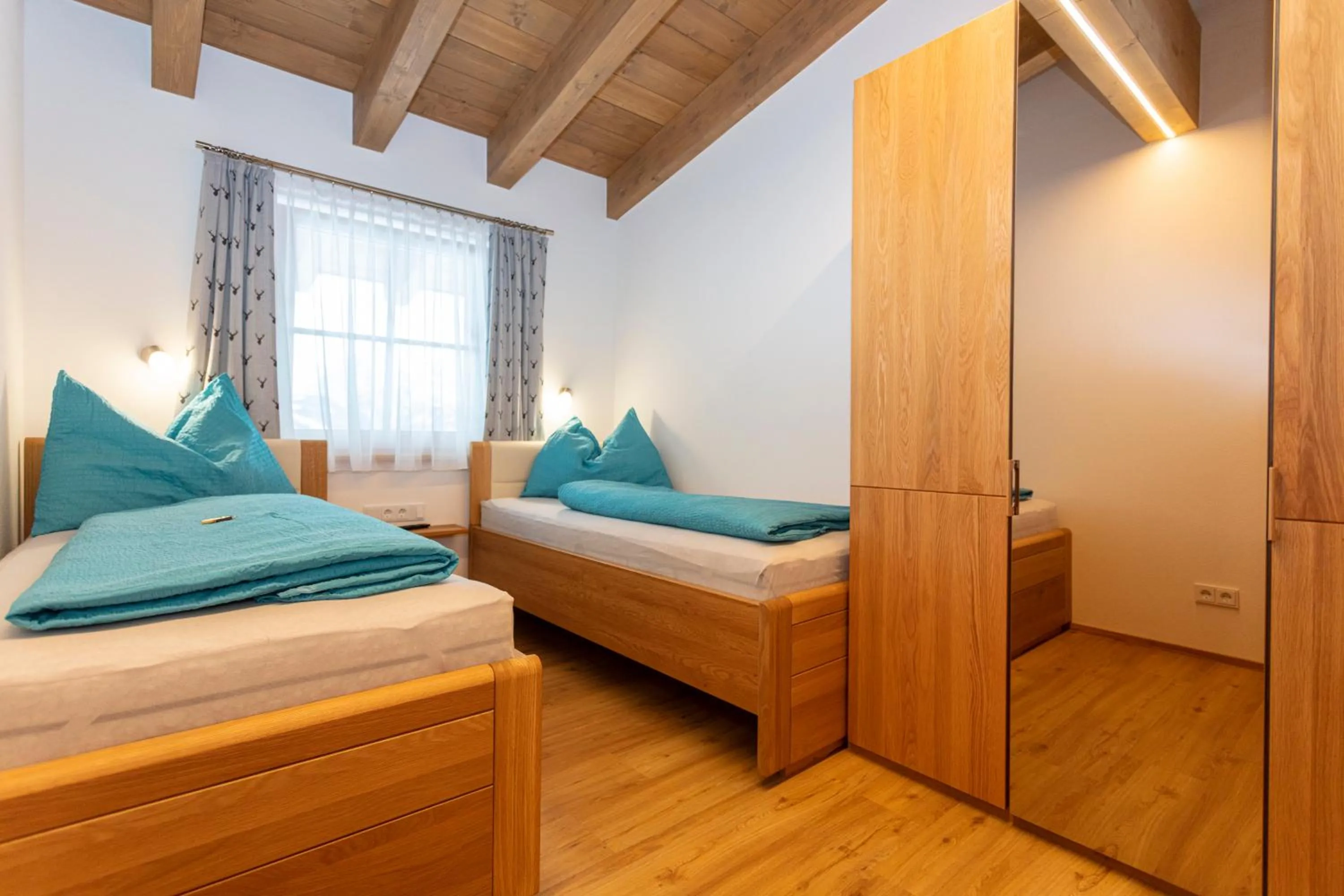 Bed in Ferienwohnungen Egg