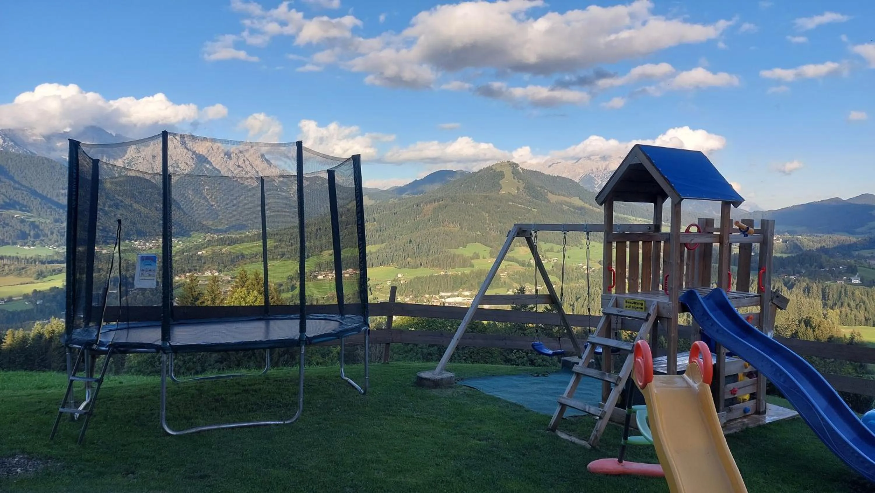 Children play ground in Ferienwohnungen Egg