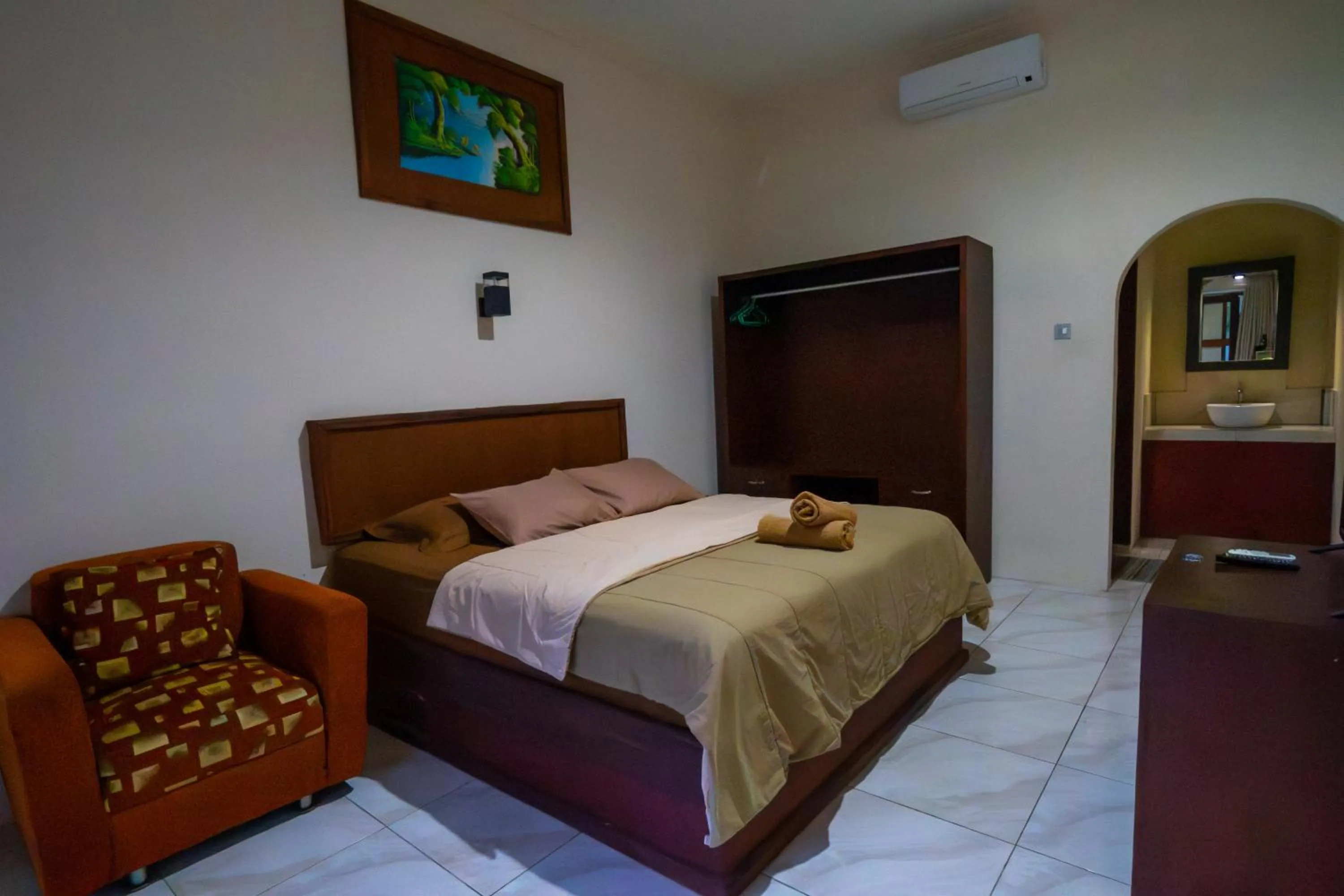 Bed in Family Garden Homestay