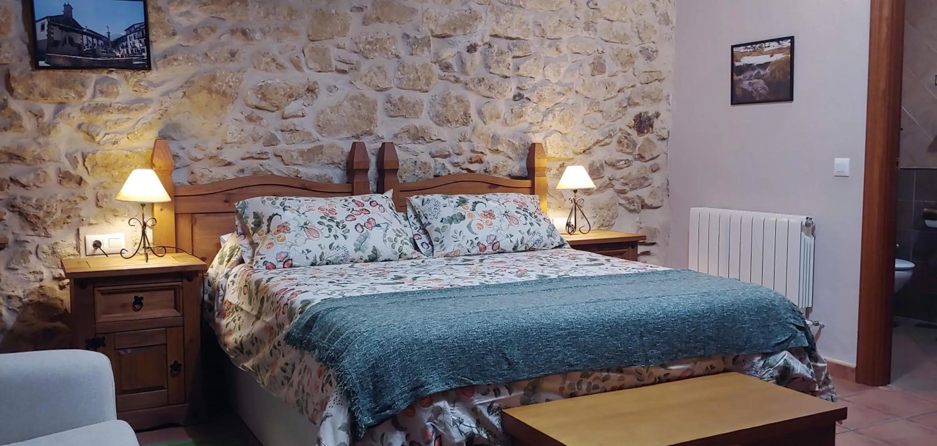 Bed in Hotel La Casa Chacinera