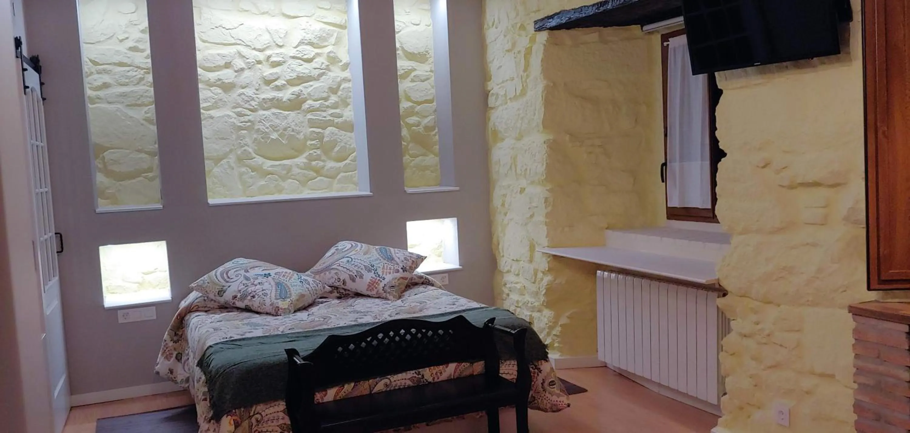 Bed in Hotel La Casa Chacinera