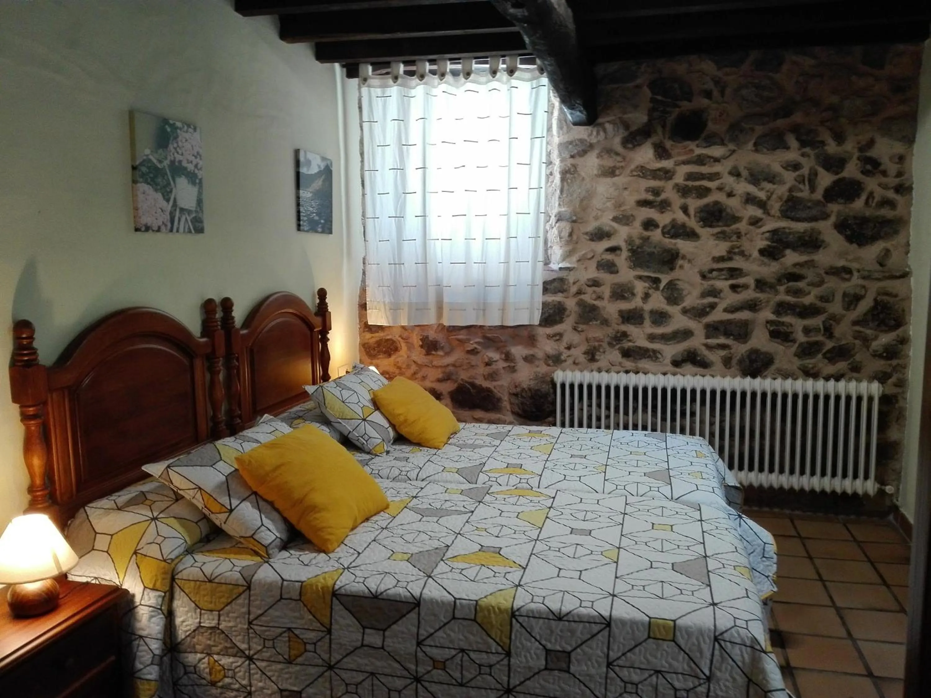 Bed in Hotel La Casa Chacinera