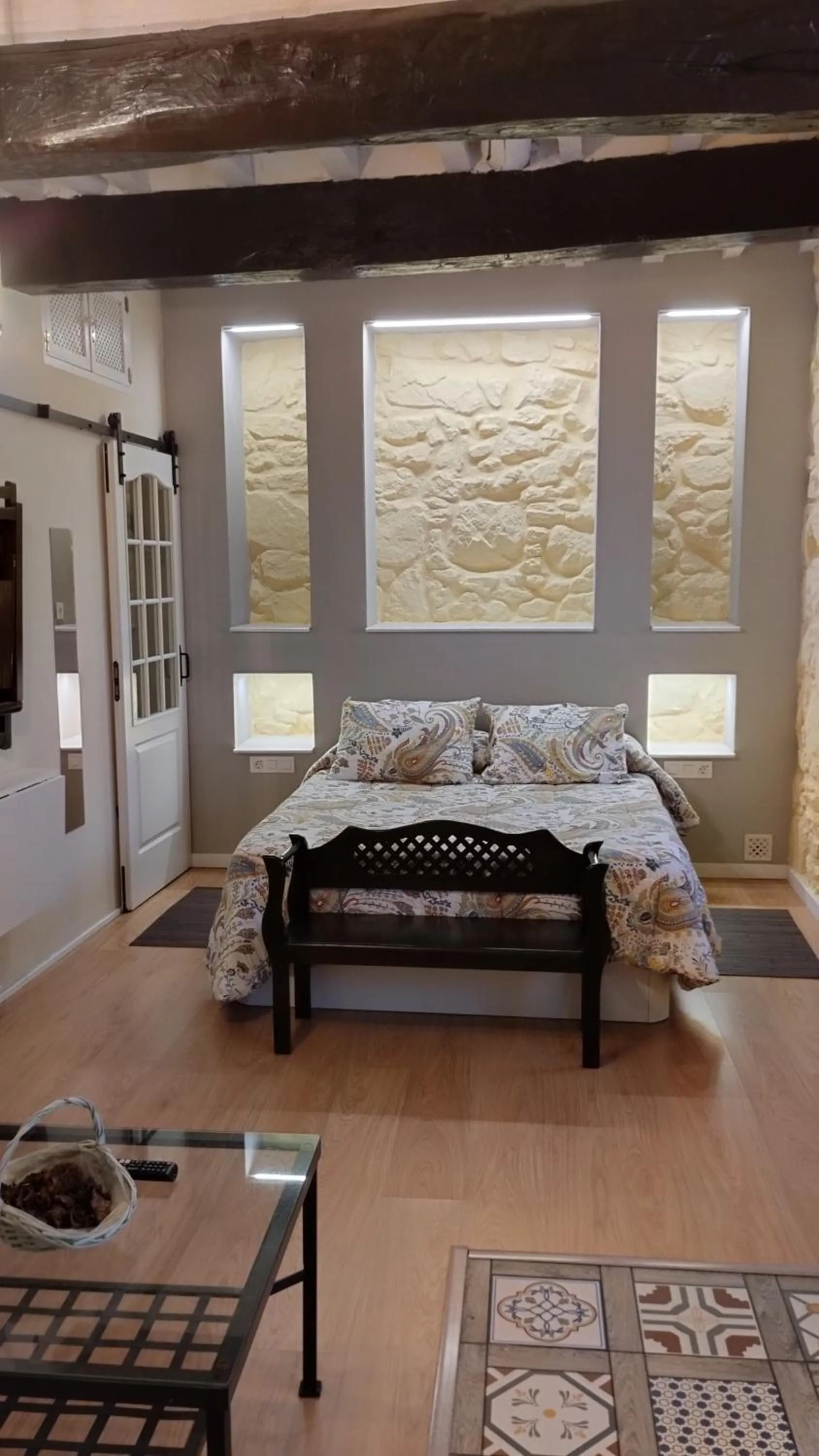 Bed in Hotel La Casa Chacinera