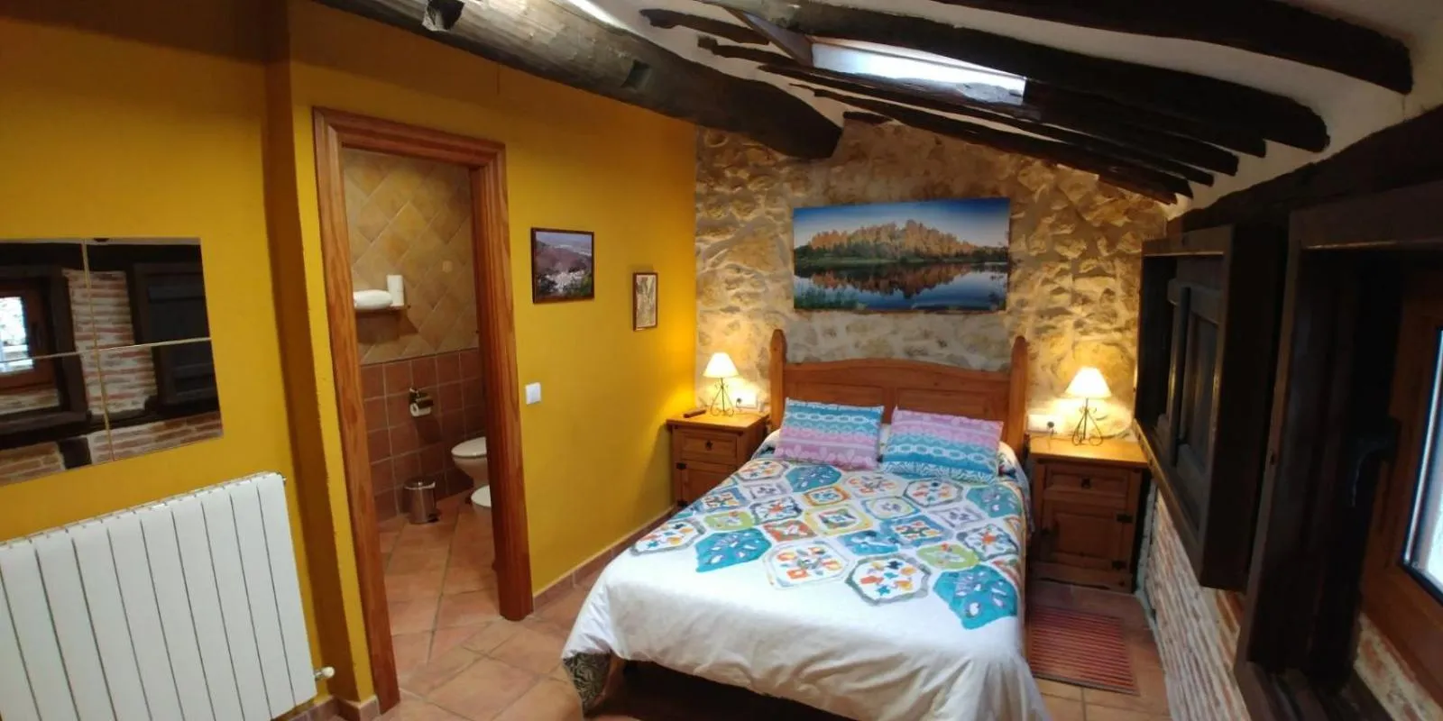 Bed in Hotel La Casa Chacinera