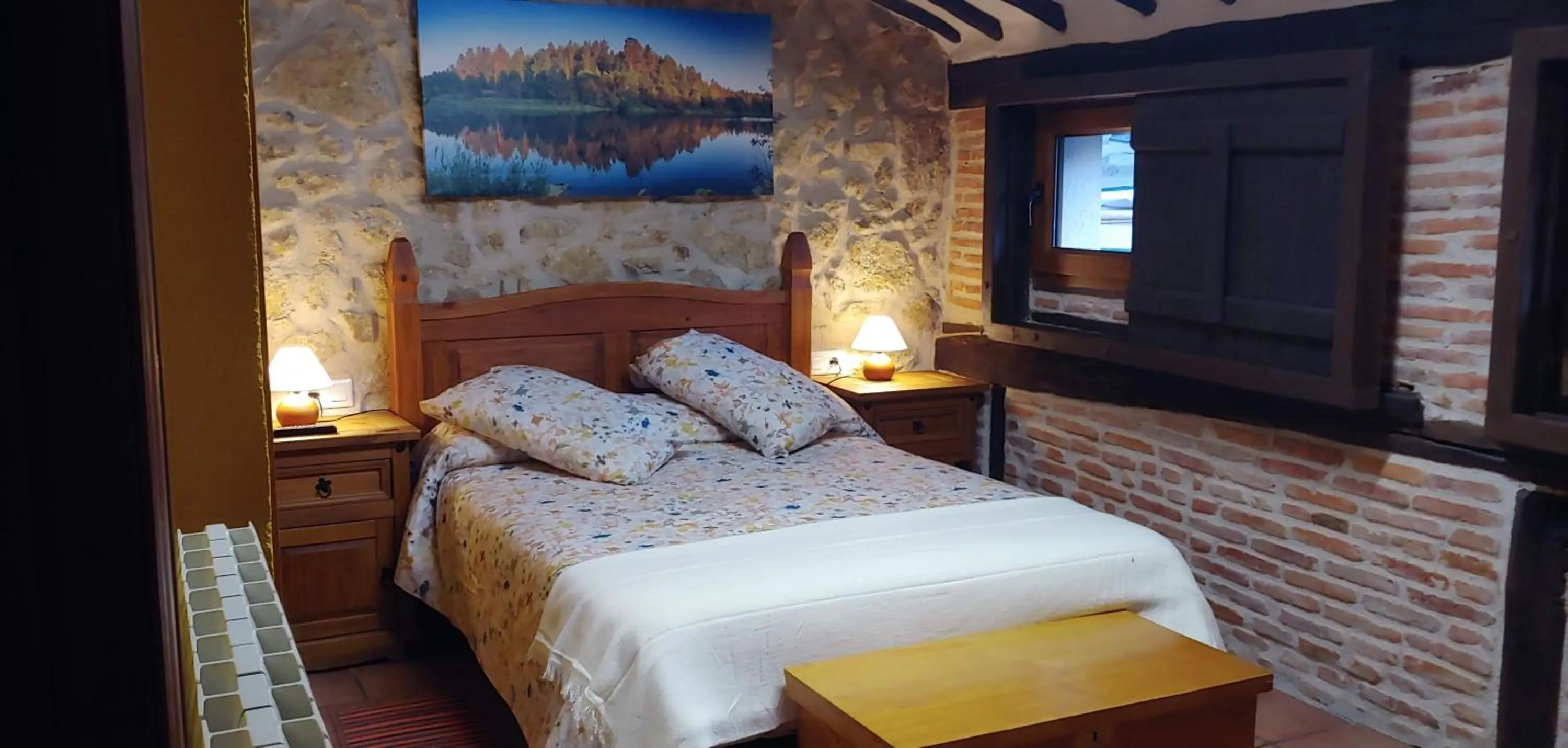 Bed in Hotel La Casa Chacinera