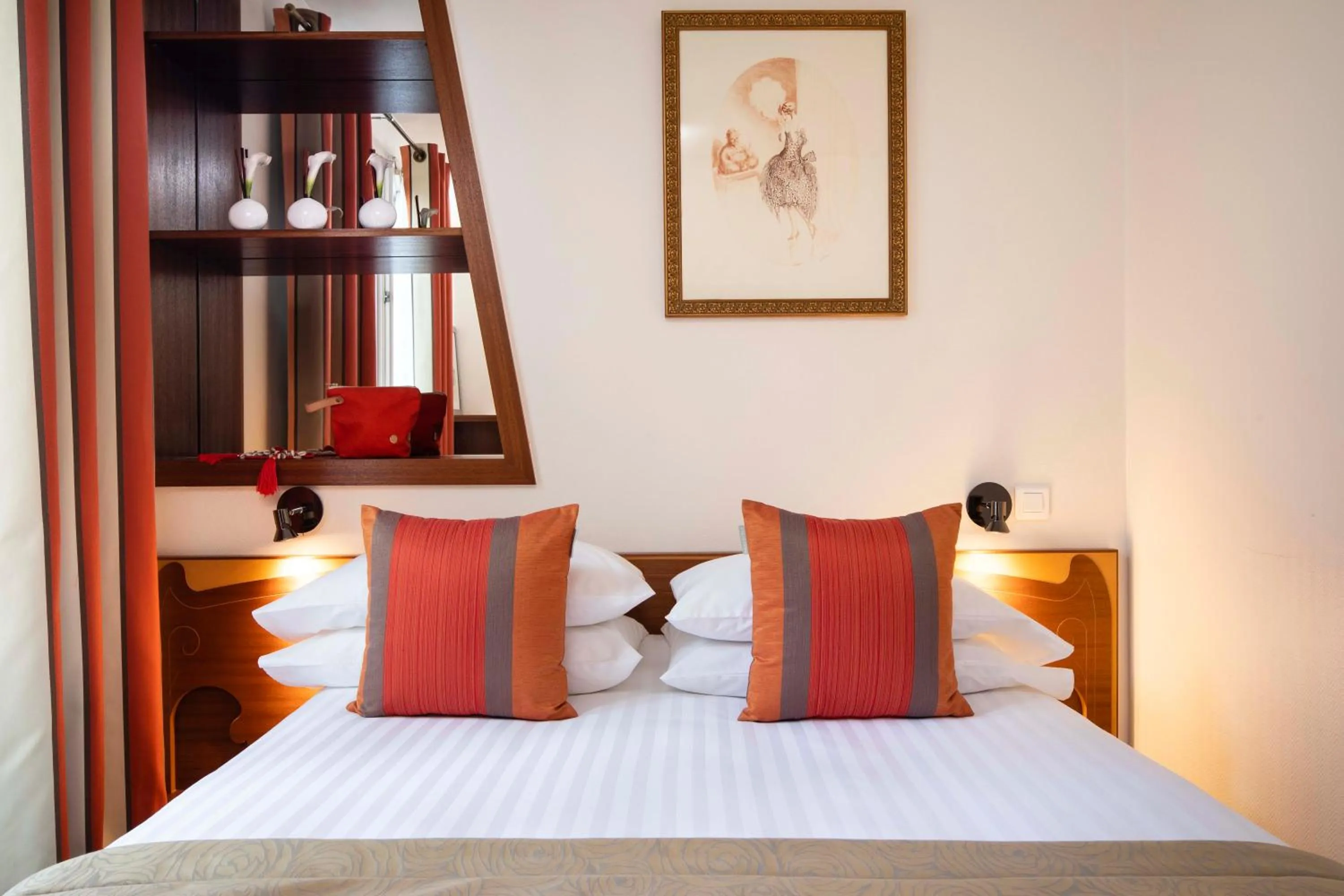 Bed in Grand Hotel des Balcons