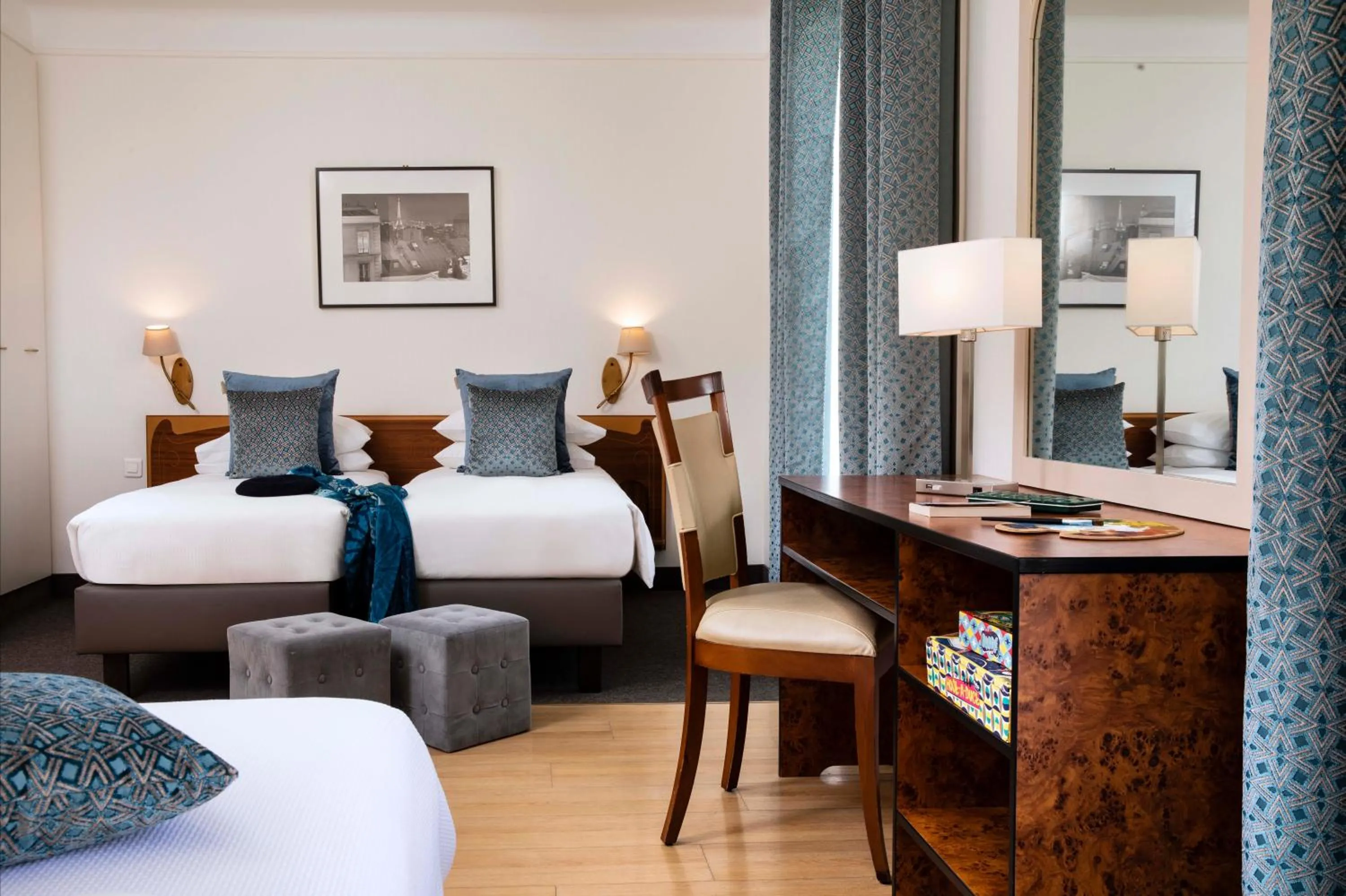 Bed in Grand Hotel des Balcons