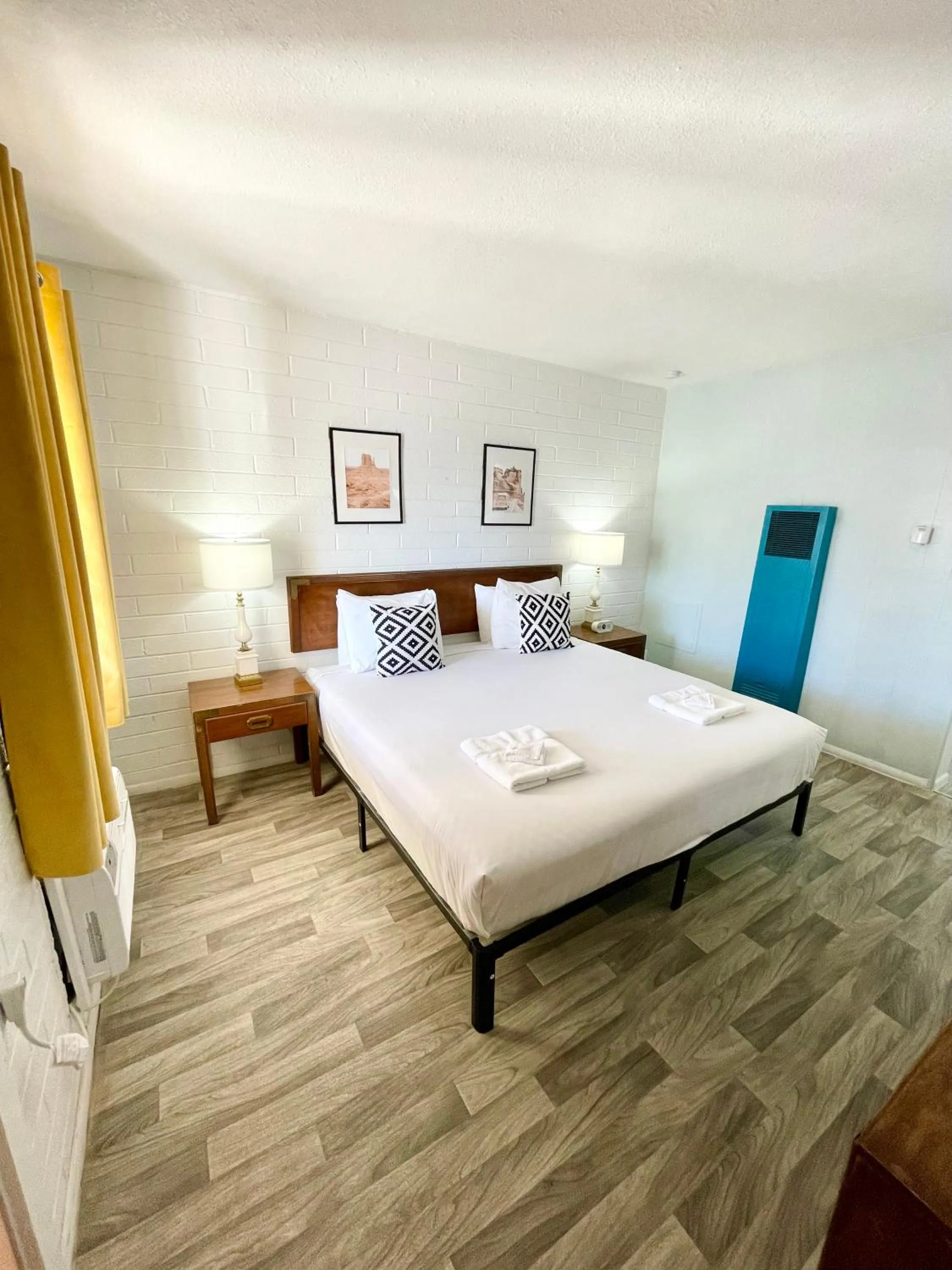 Bed in The Postcard Motel