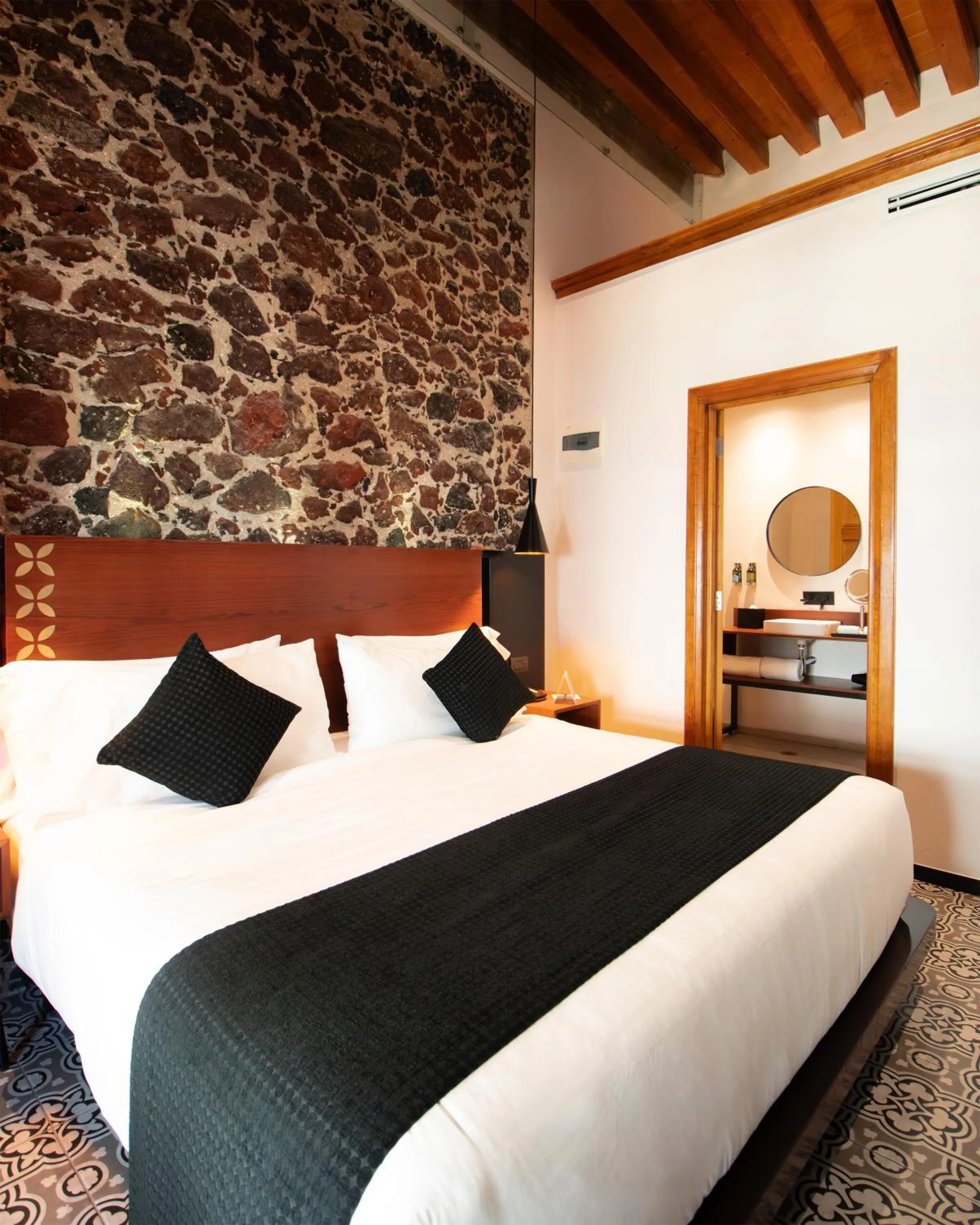 Bed in Casa de la Luz Hotel Boutique