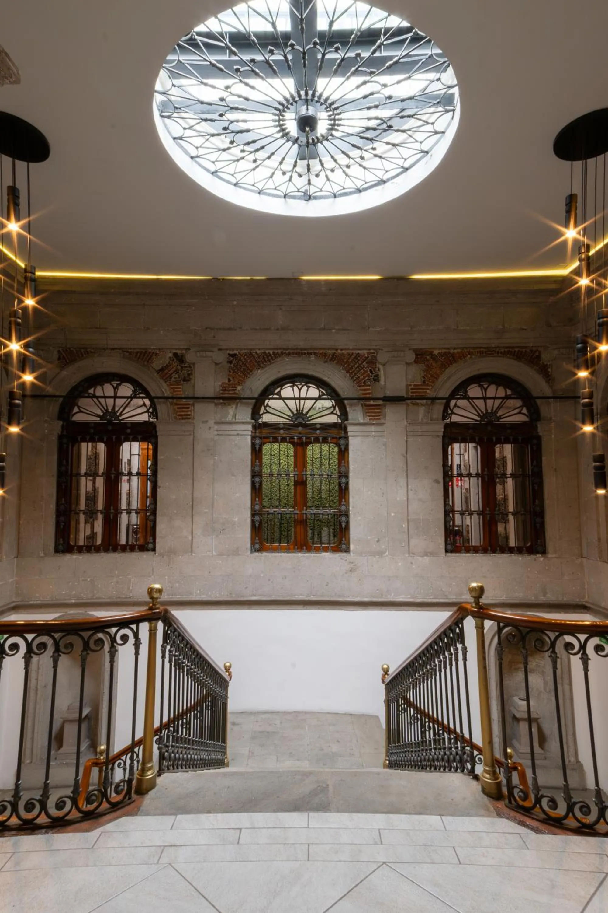Inner courtyard view in Casa de la Luz Hotel Boutique
