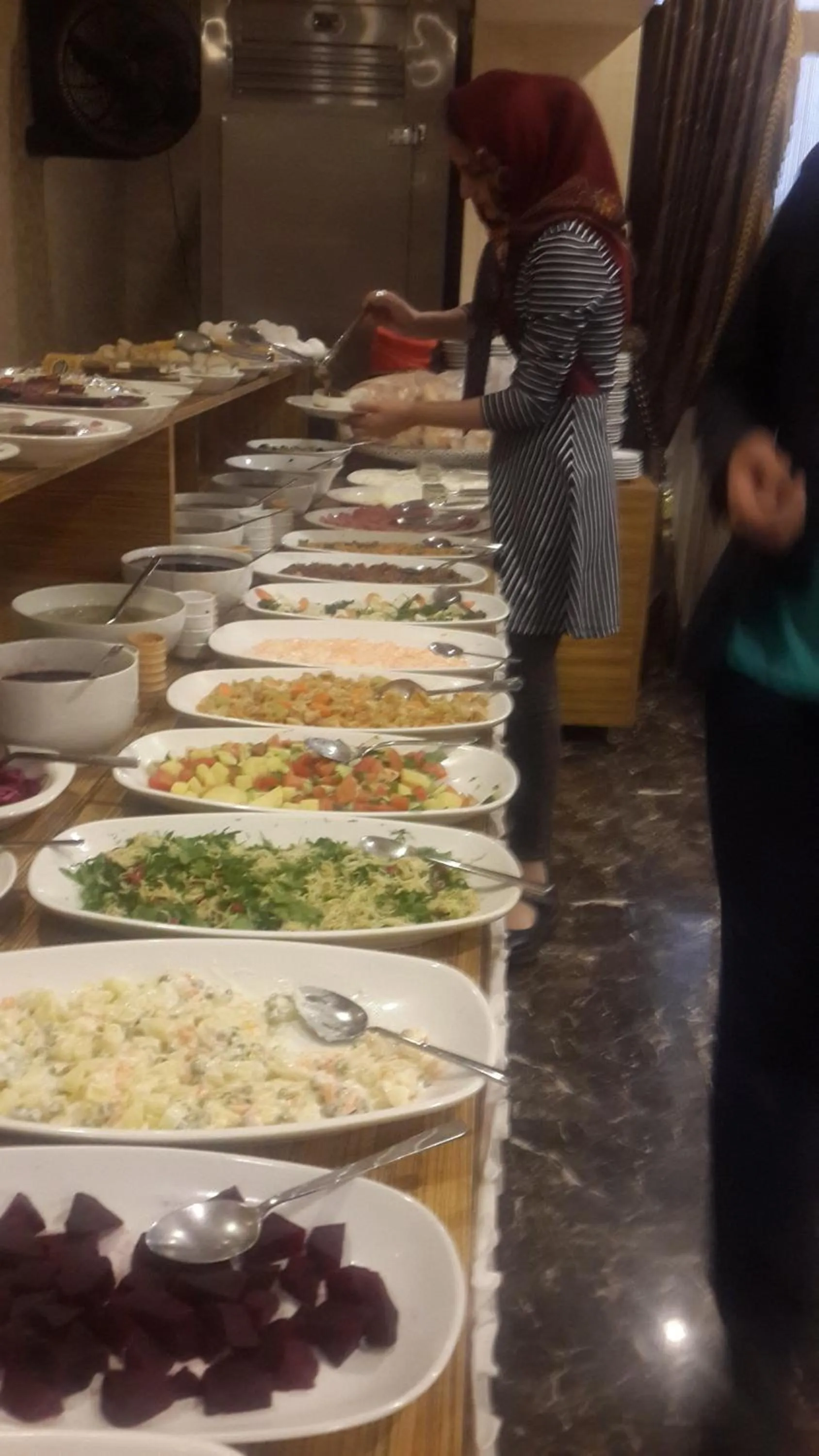 Buffet breakfast in Alfa Hotel