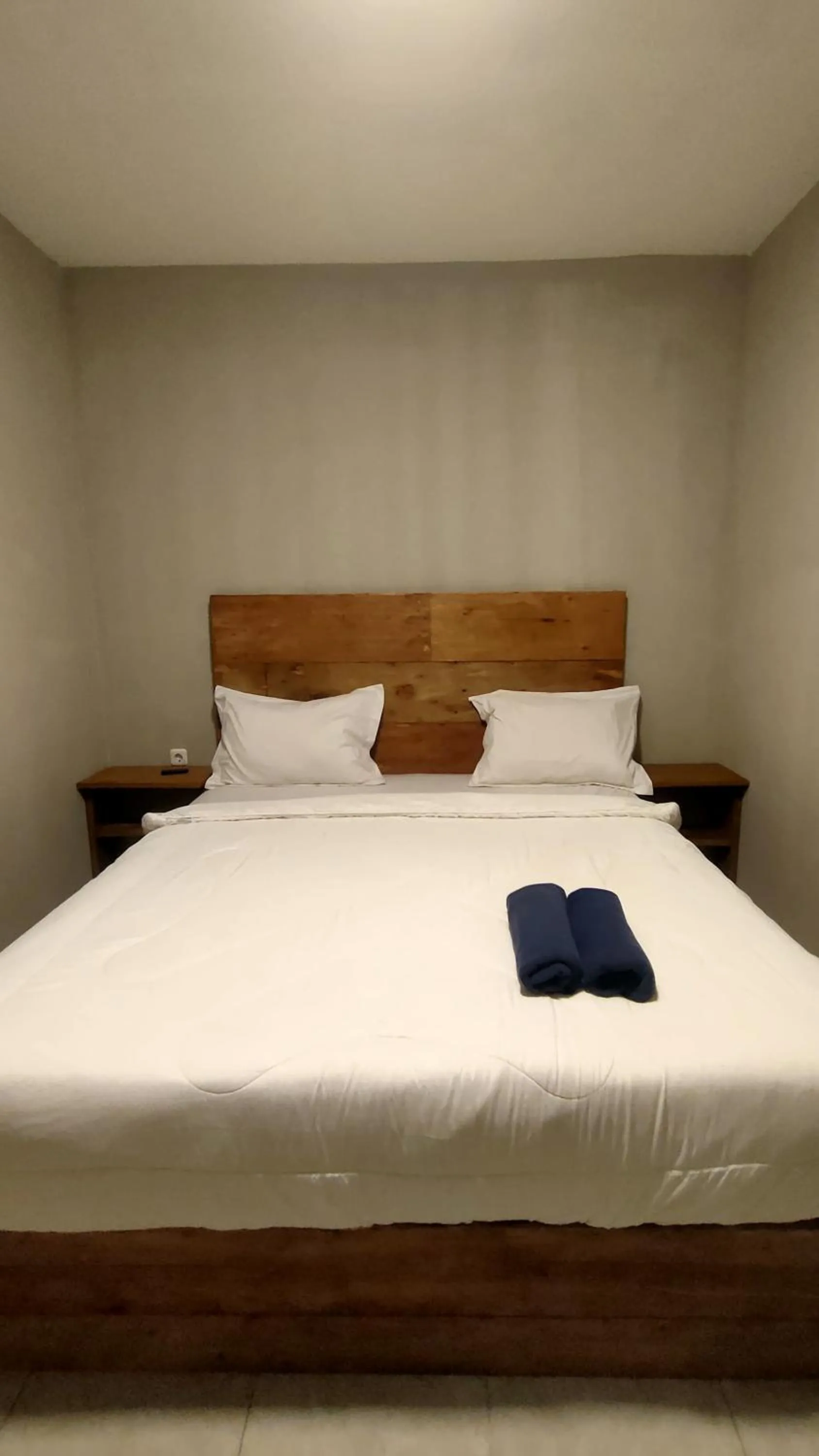 Bed in Angin Mamiri Rinjani Cottages And Restaurant