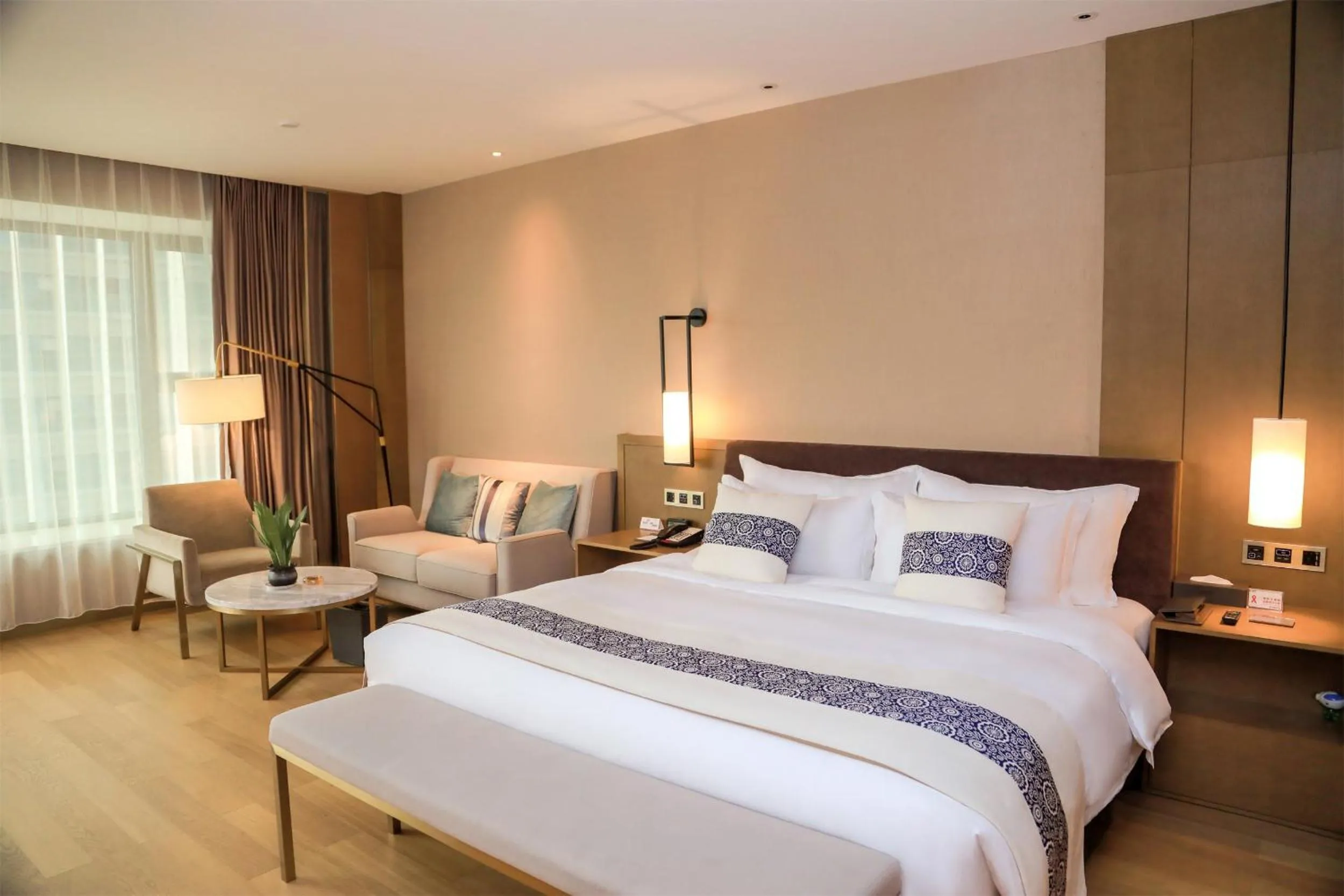 Bed in LIUZHOU PENGYI Hotel