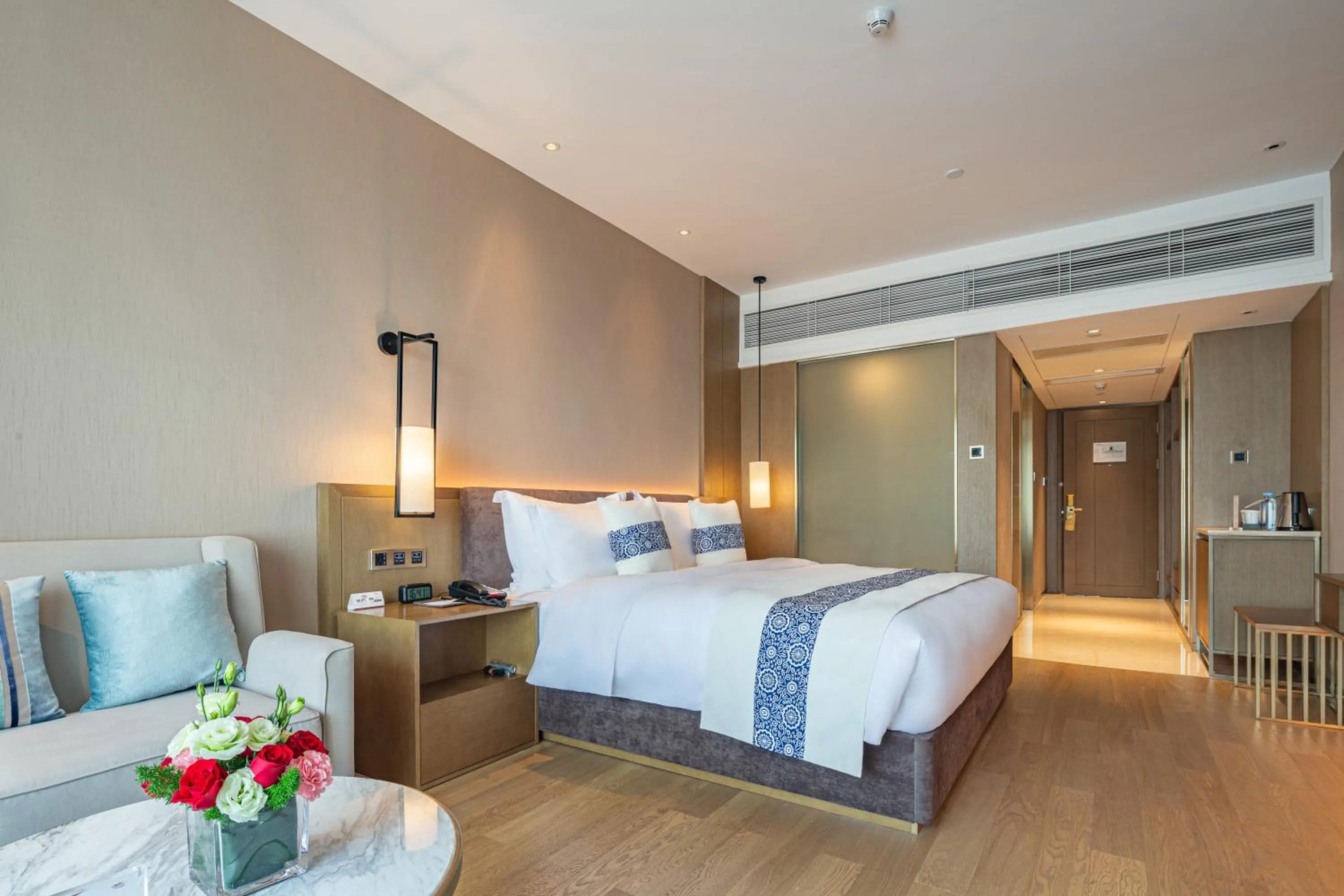 Bed in LIUZHOU PENGYI Hotel