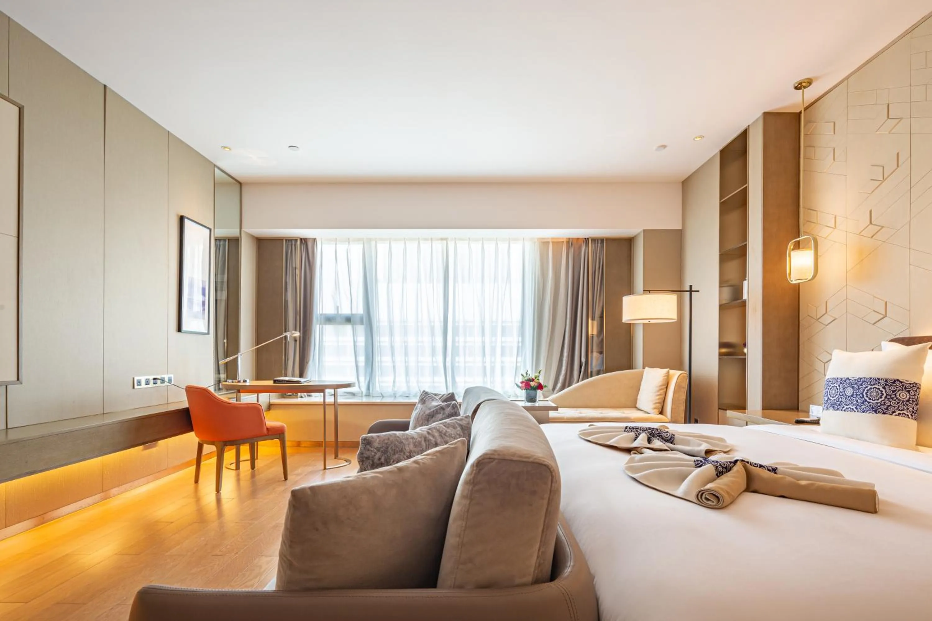 Bed in LIUZHOU PENGYI Hotel