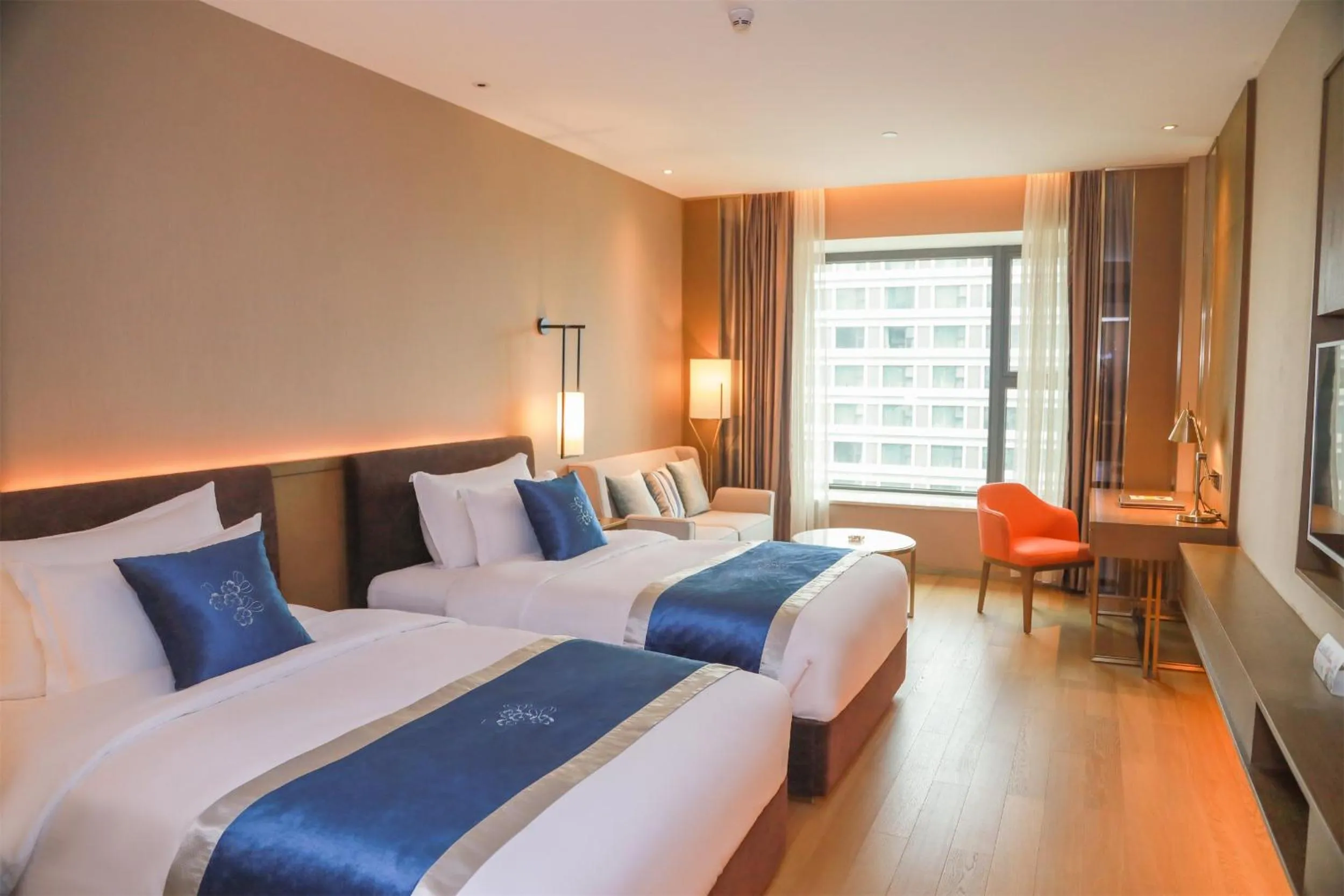 Bed in LIUZHOU PENGYI Hotel