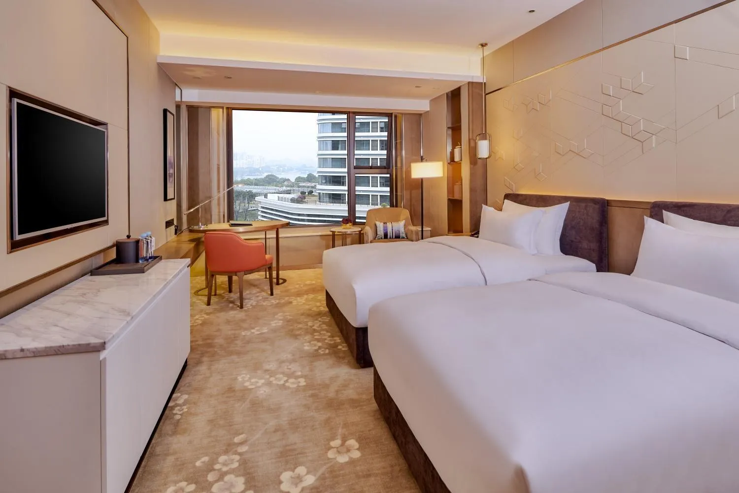 Twin Room with View in LIUZHOU PENGYI Hotel