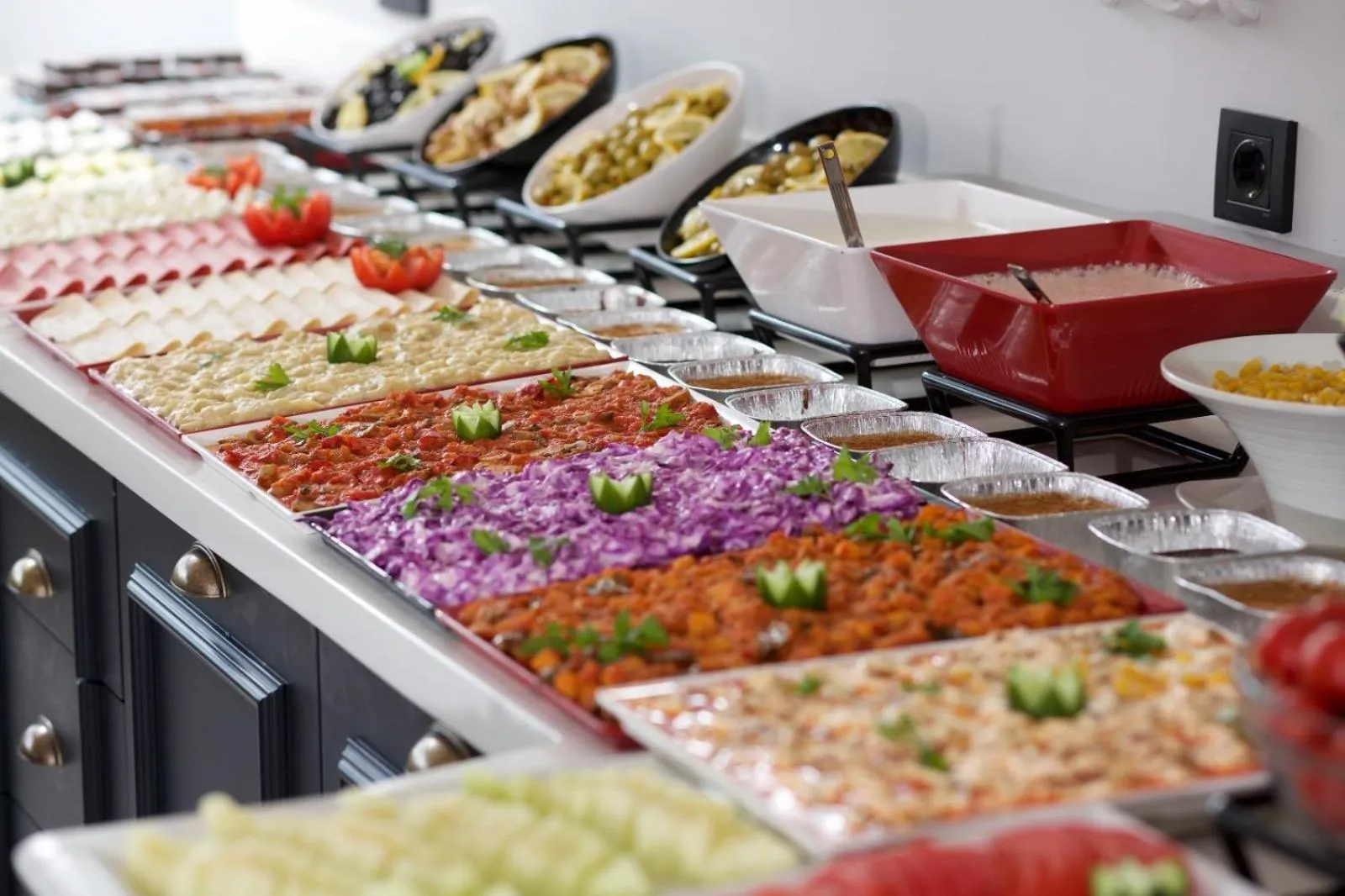 Buffet breakfast in New Florenta Hotel