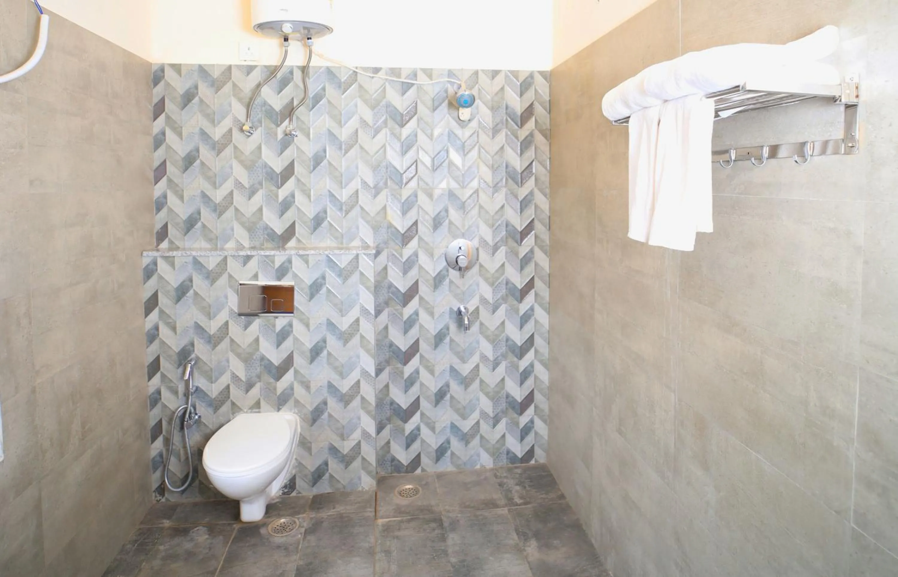 Bathroom in Kenth Hari Resort Dhaulpur by ShriGo Hotels