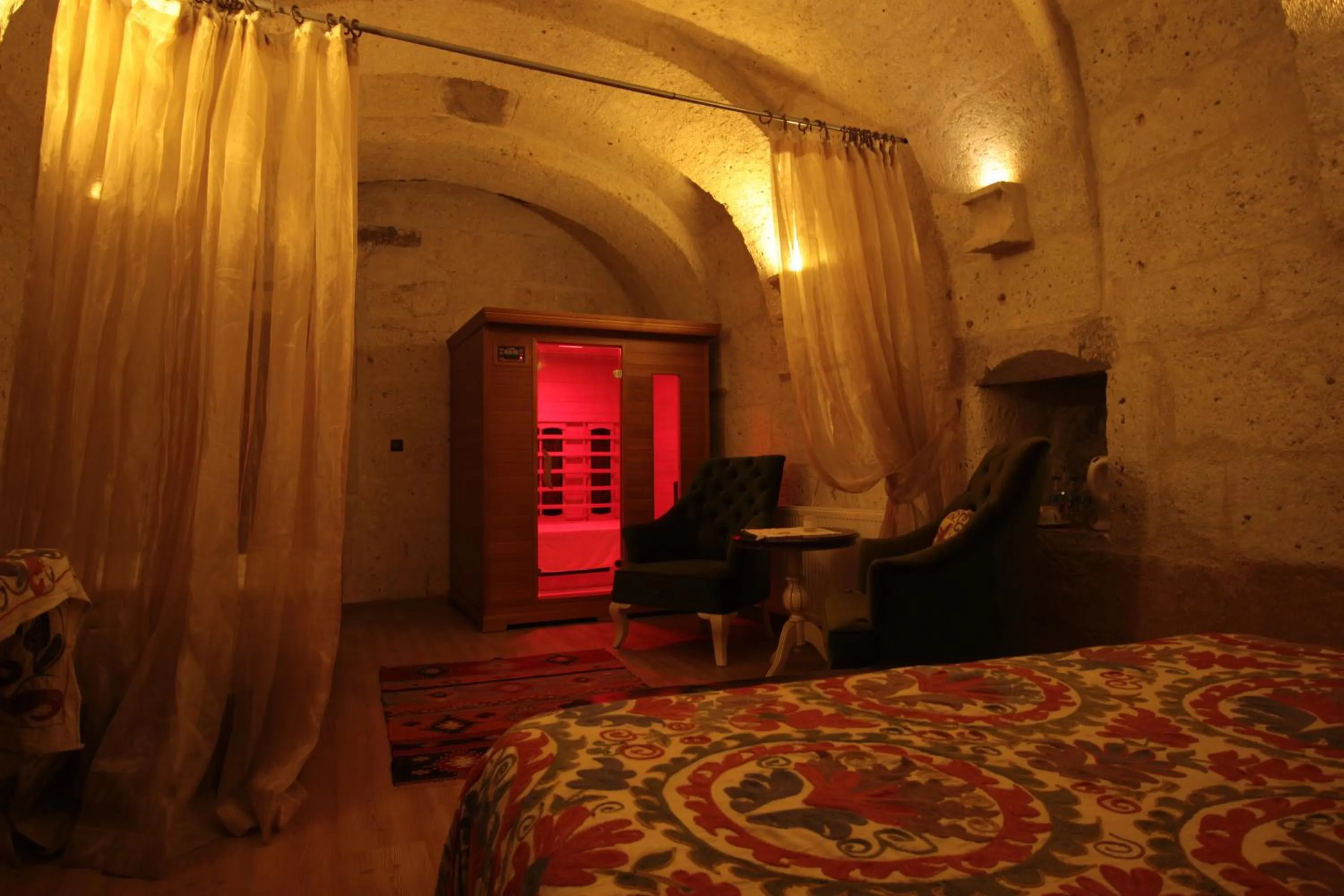 Sauna, Bed in Sakli Konak Cappadocia Hotel&Restaurant