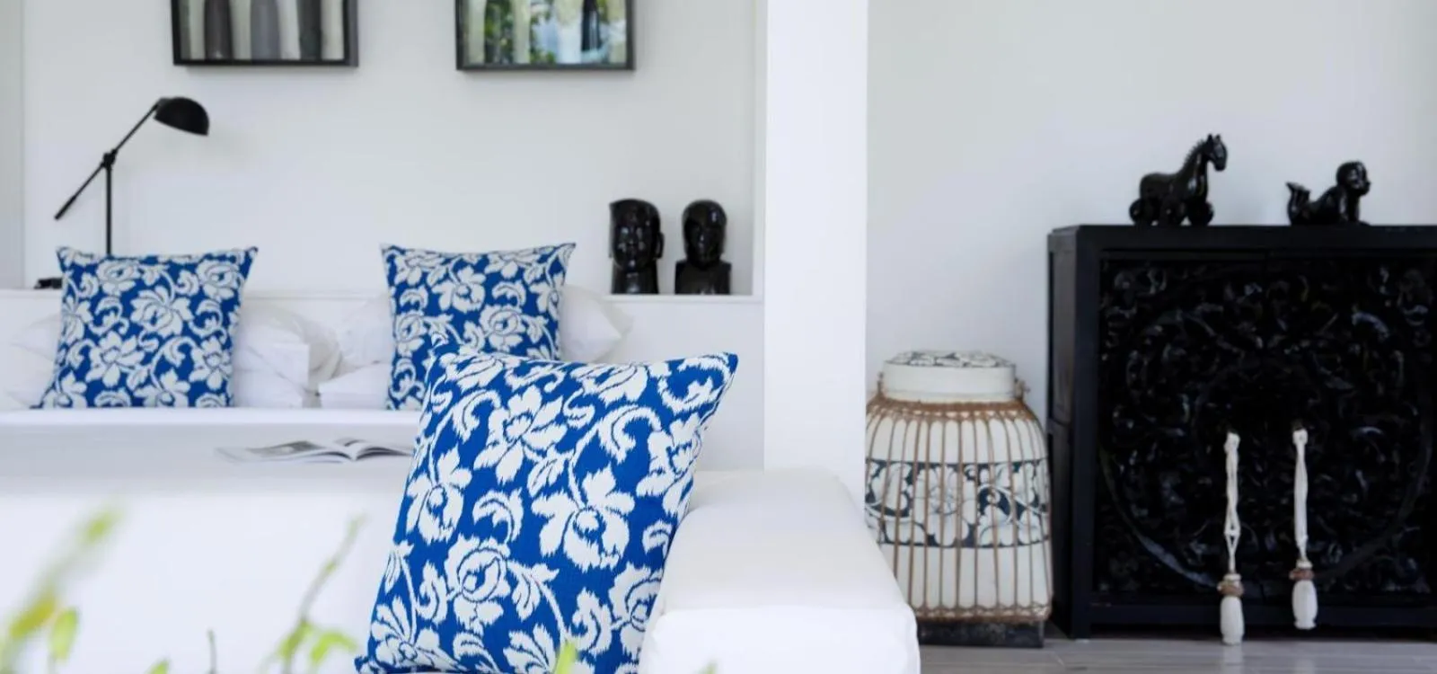 Bed in Villa Belle - fully serviced private sea view villa with an award winning in-house cook