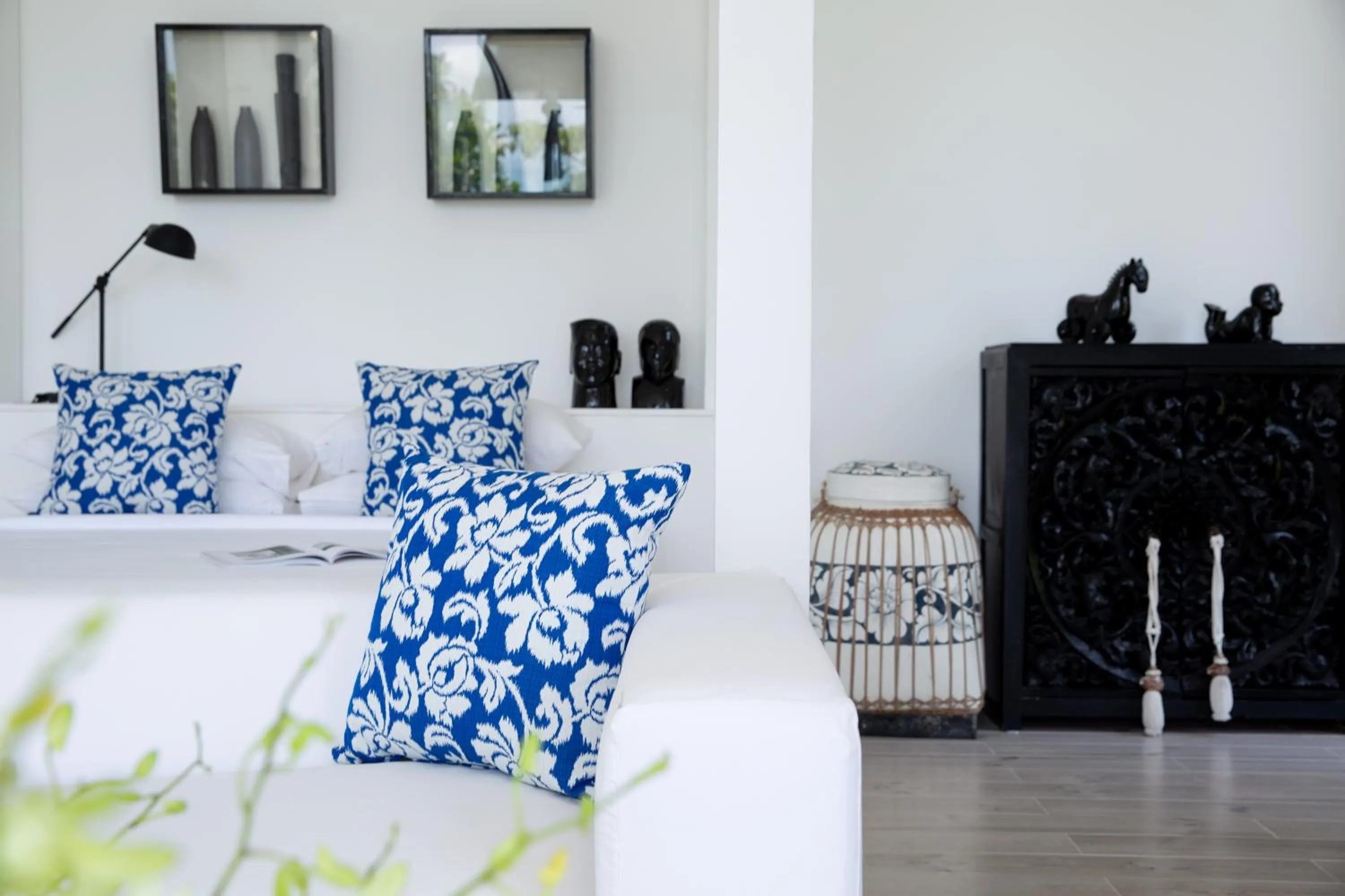 Bed in Villa Belle - fully serviced private sea view villa with an award winning in-house cook