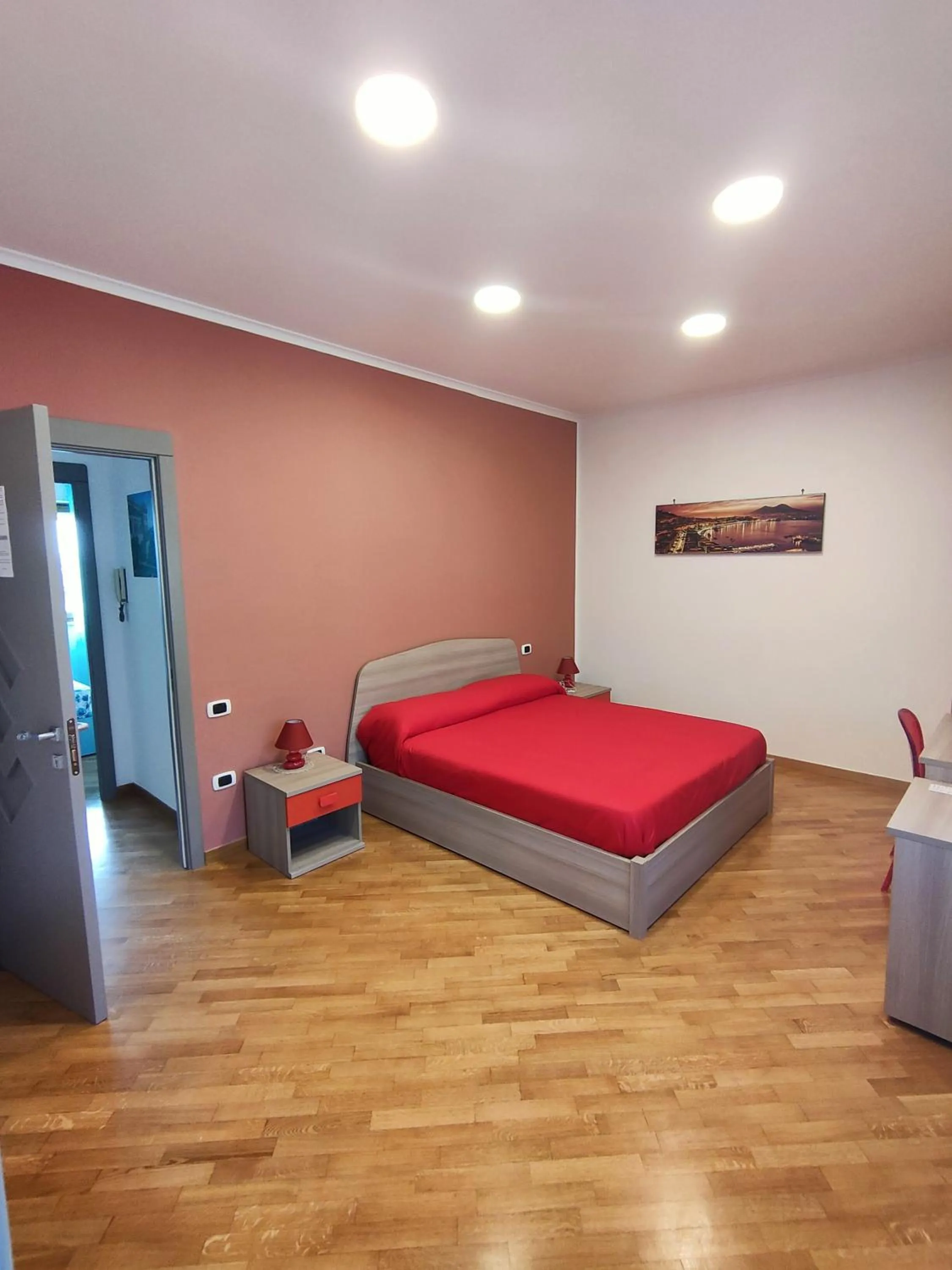 Bed in Rosso di sera