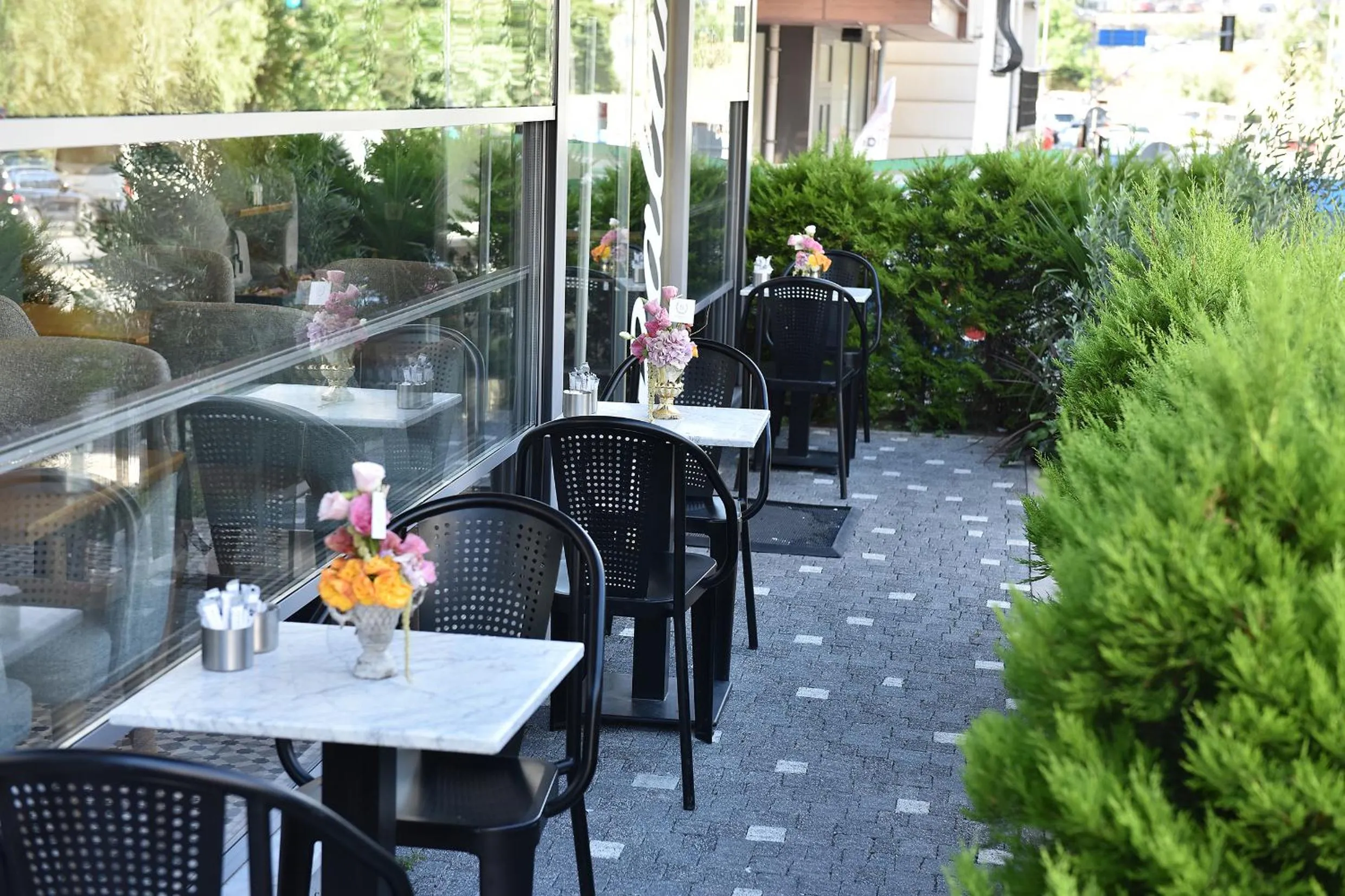 Patio in Levent Lavandula Hotel