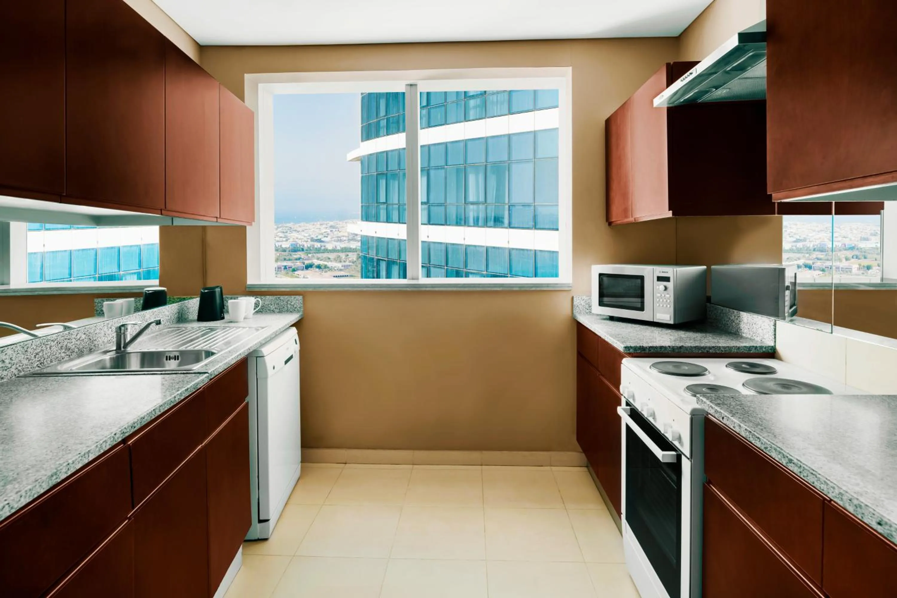Kitchen or kitchenette in Novotel Dubai Al Barsha