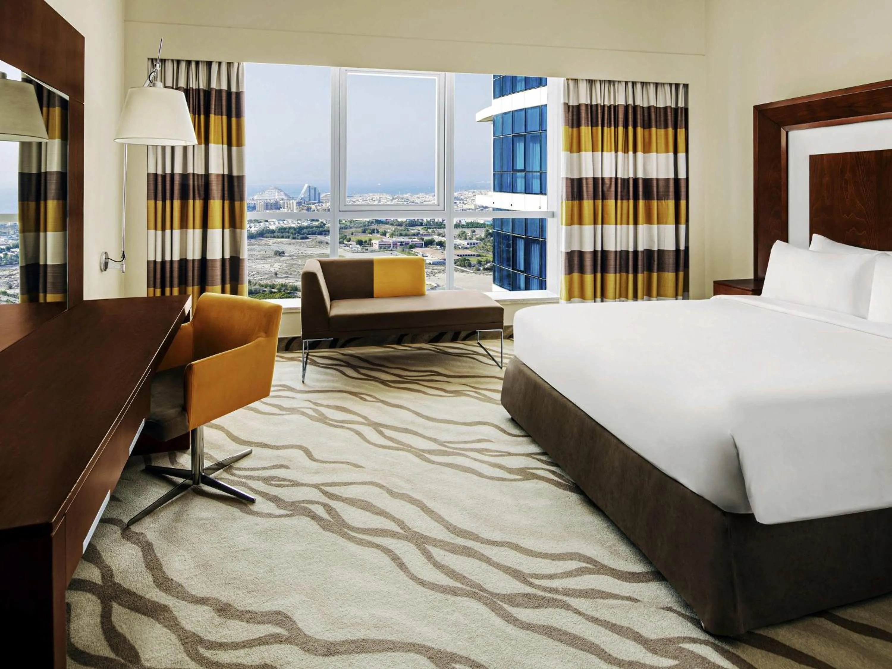 Bedroom, Bed in Novotel Dubai Al Barsha
