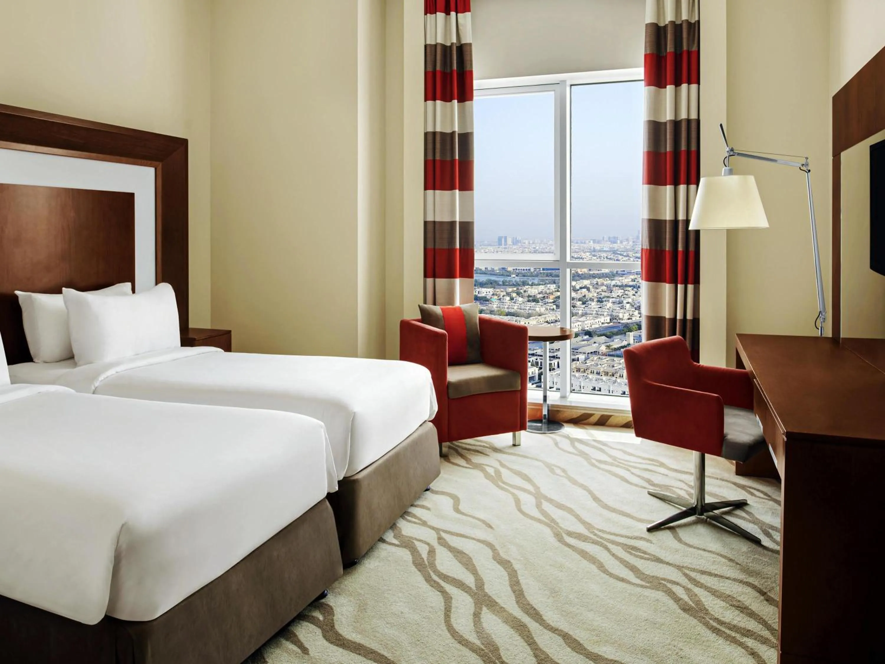 Bedroom, Bed in Novotel Dubai Al Barsha