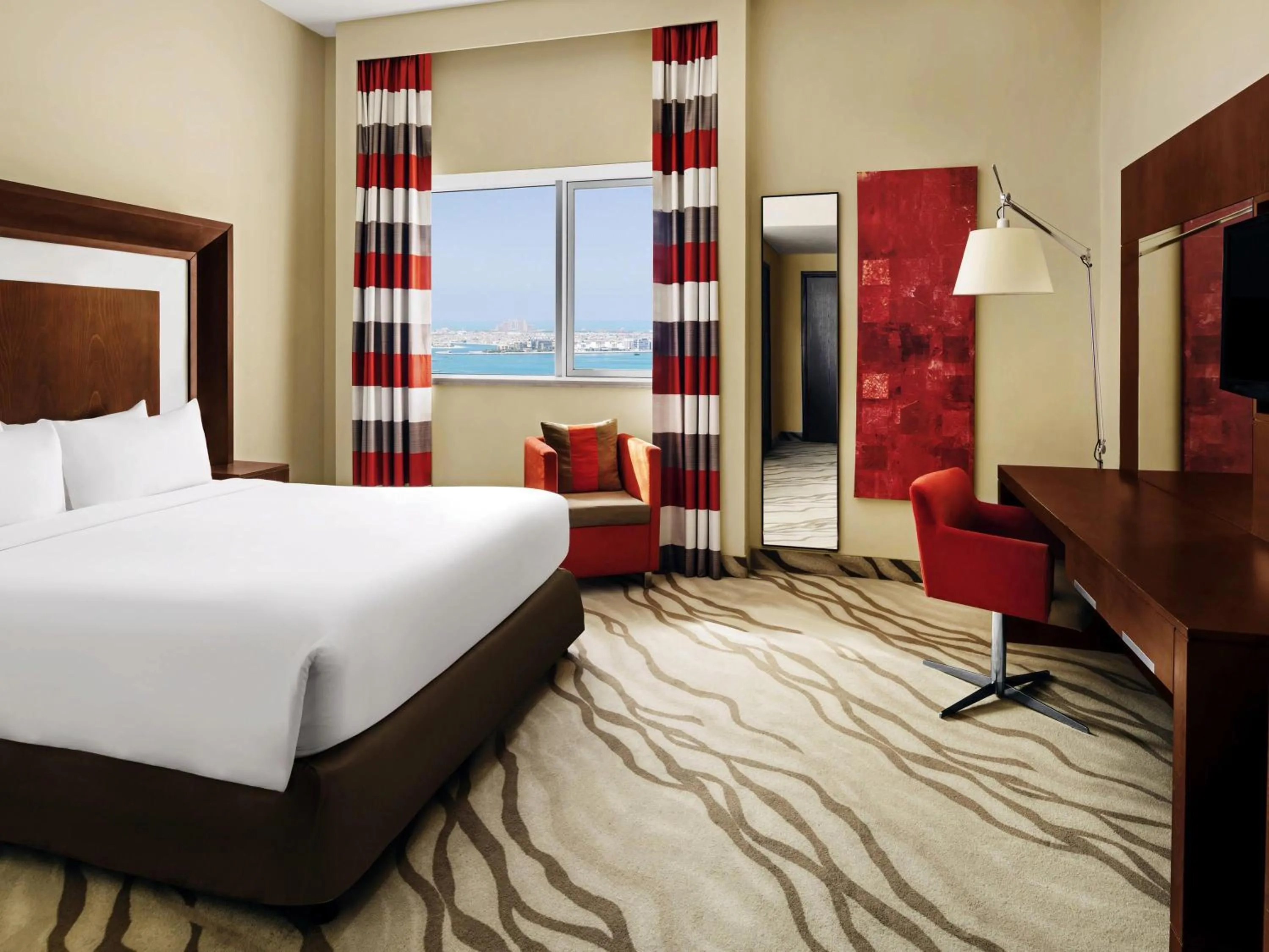 Bedroom, Bed in Novotel Dubai Al Barsha