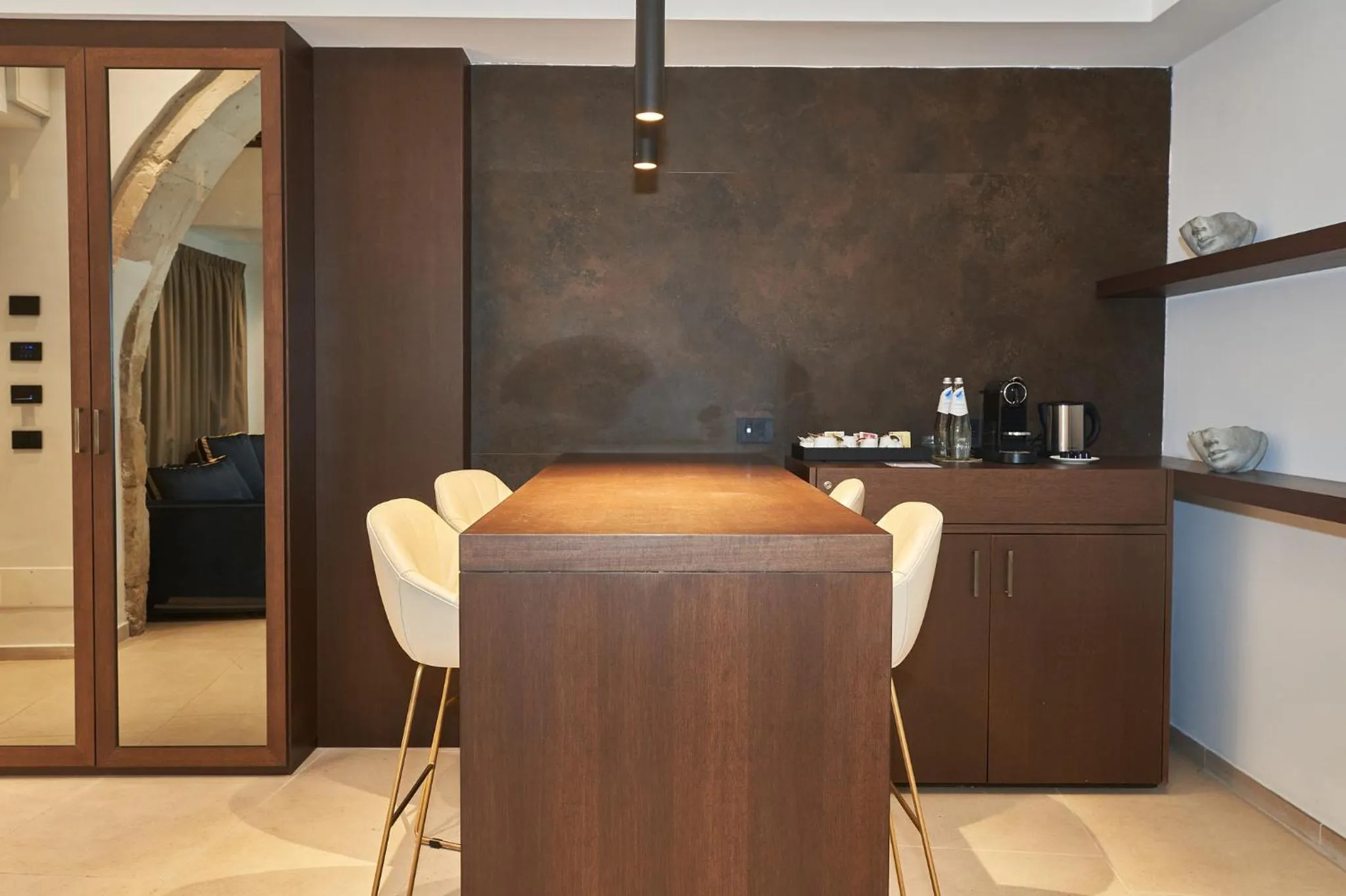 Seating area in Palazzo Salomone