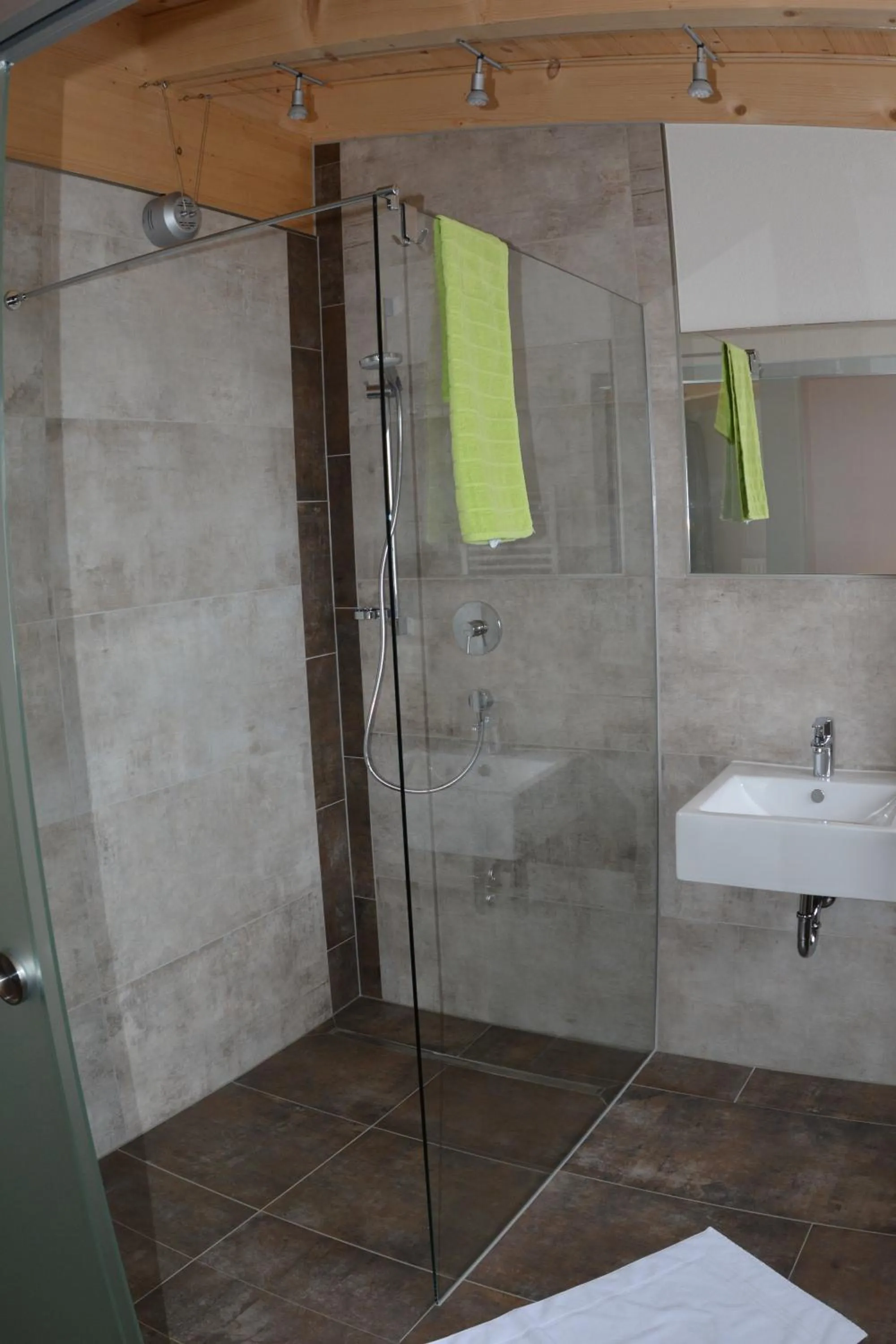 Shower in Pension Alpenblick