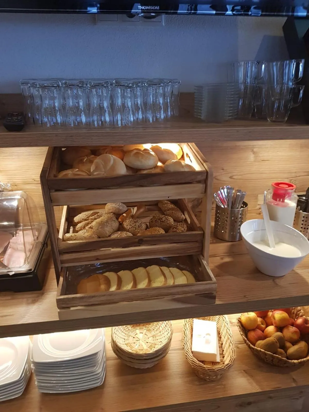 Buffet breakfast in Pension Alpenblick
