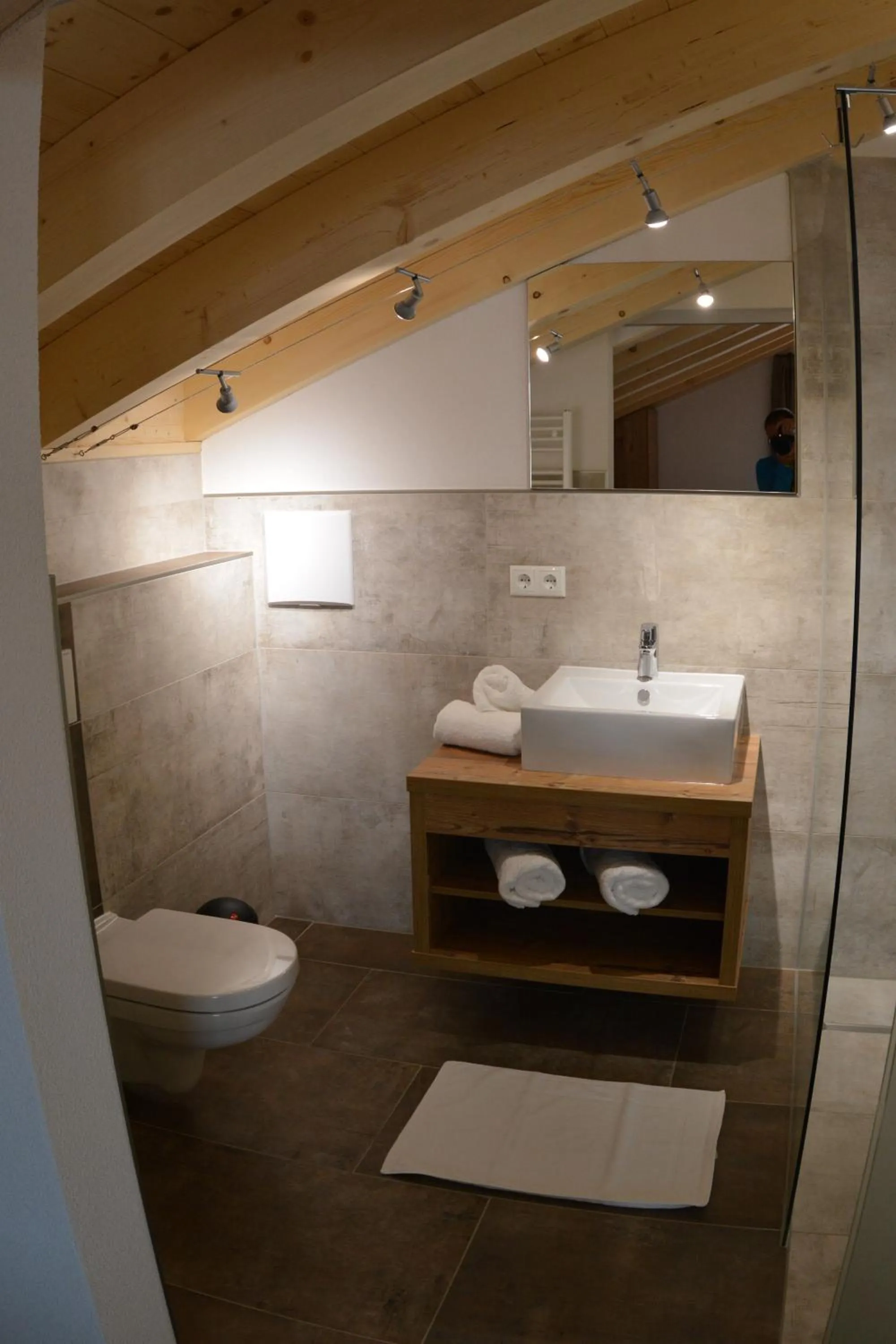 Bathroom in Pension Alpenblick
