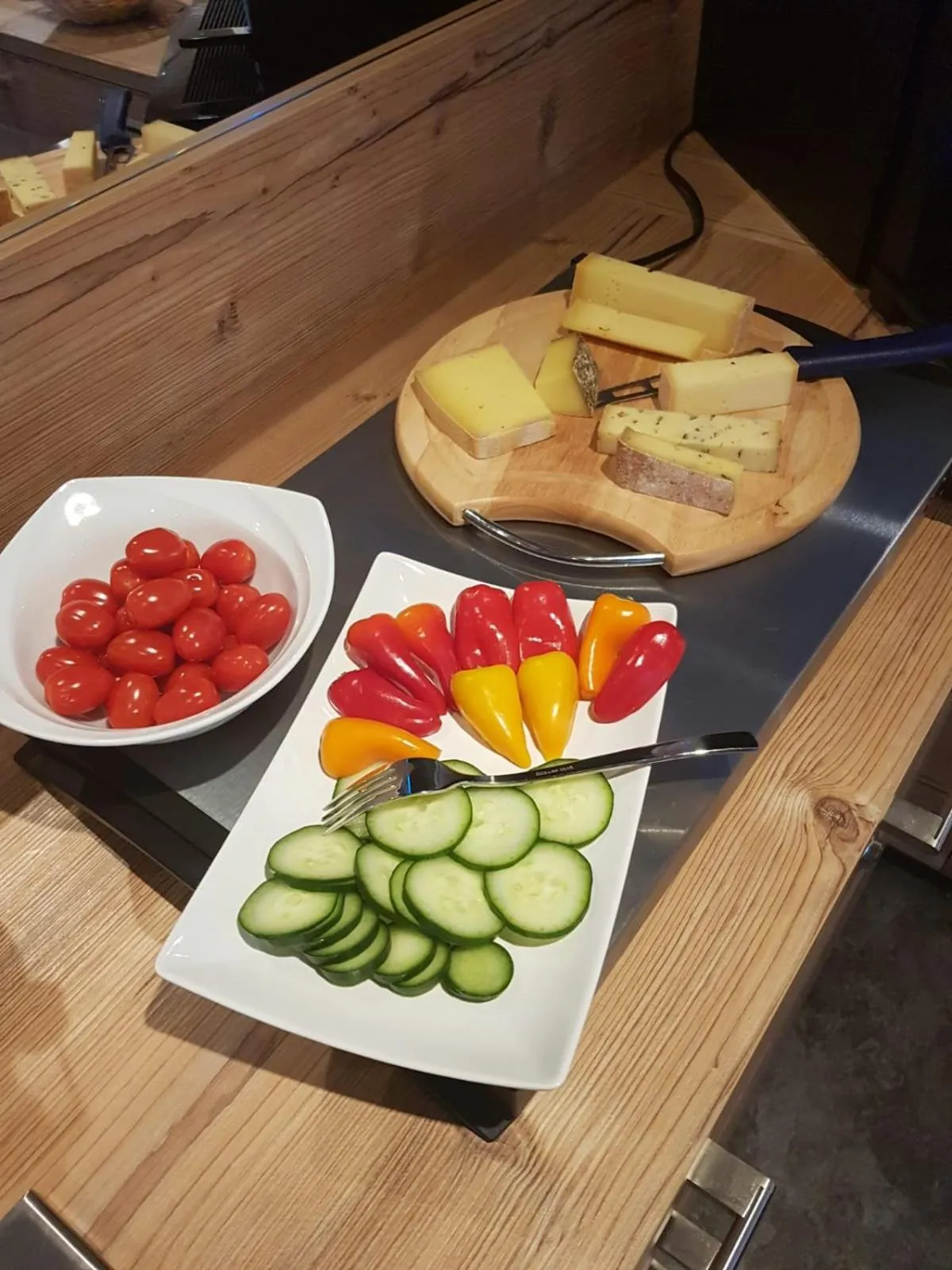 Buffet breakfast in Pension Alpenblick
