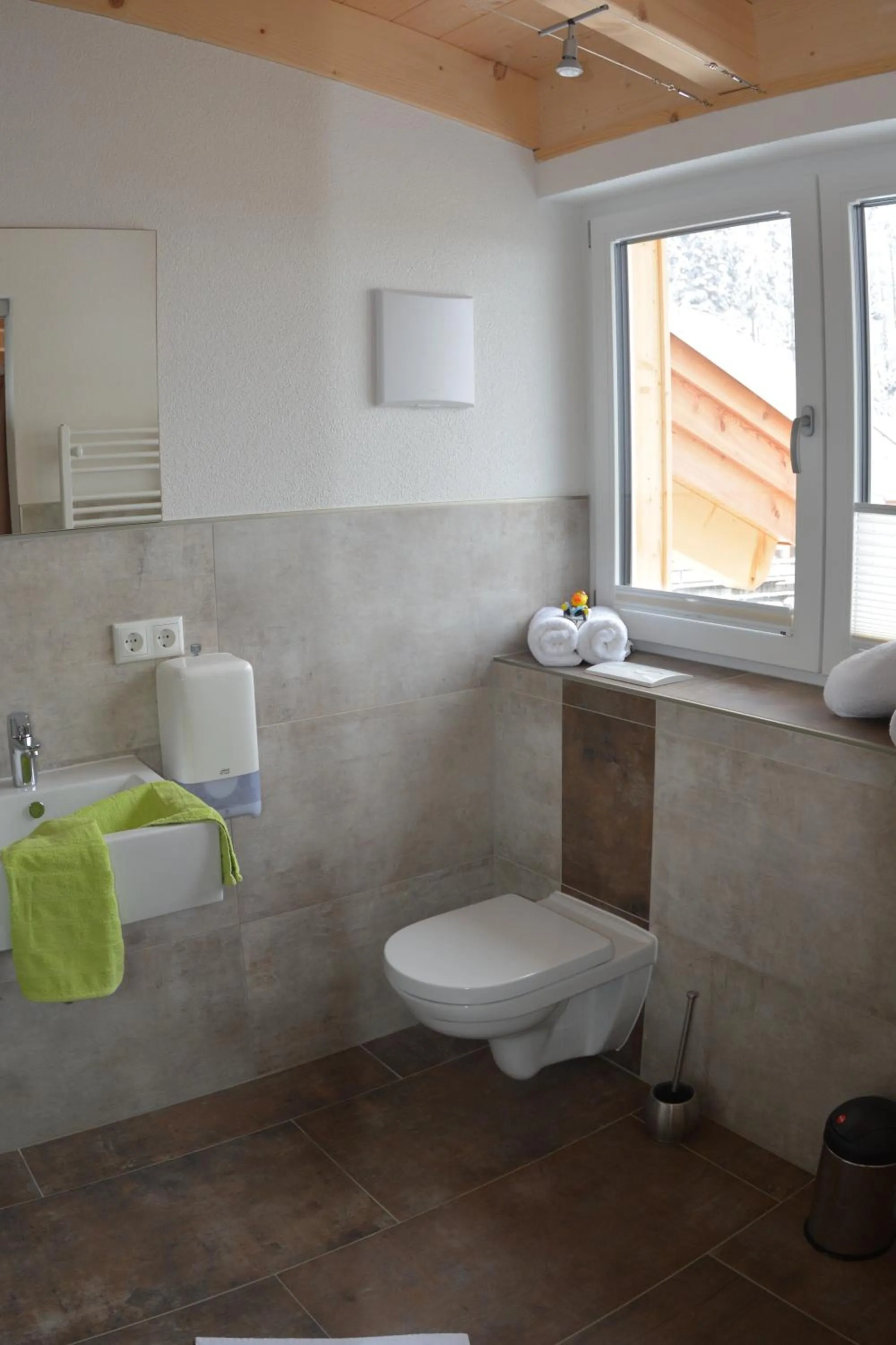 Toilet in Pension Alpenblick
