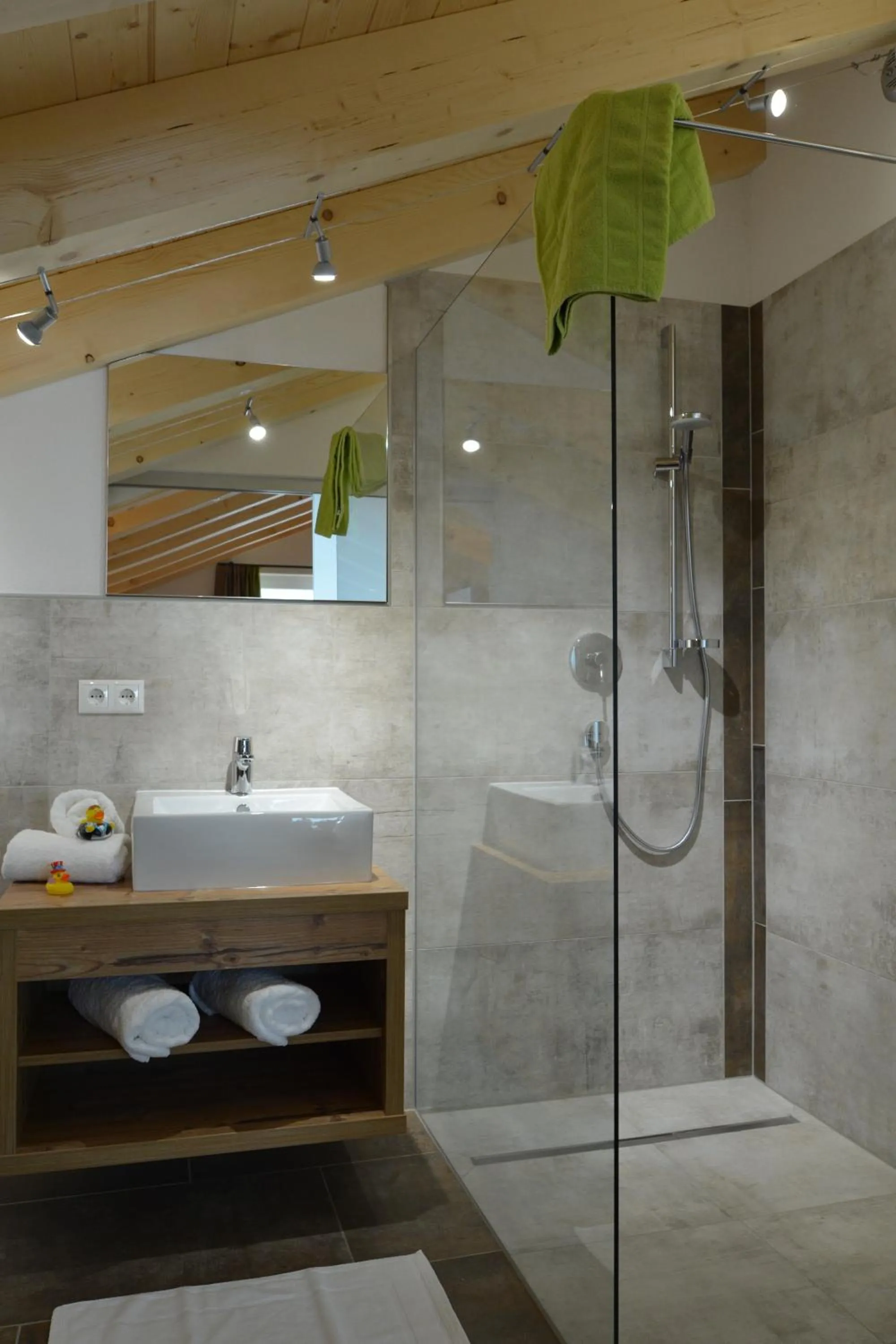Bathroom in Pension Alpenblick