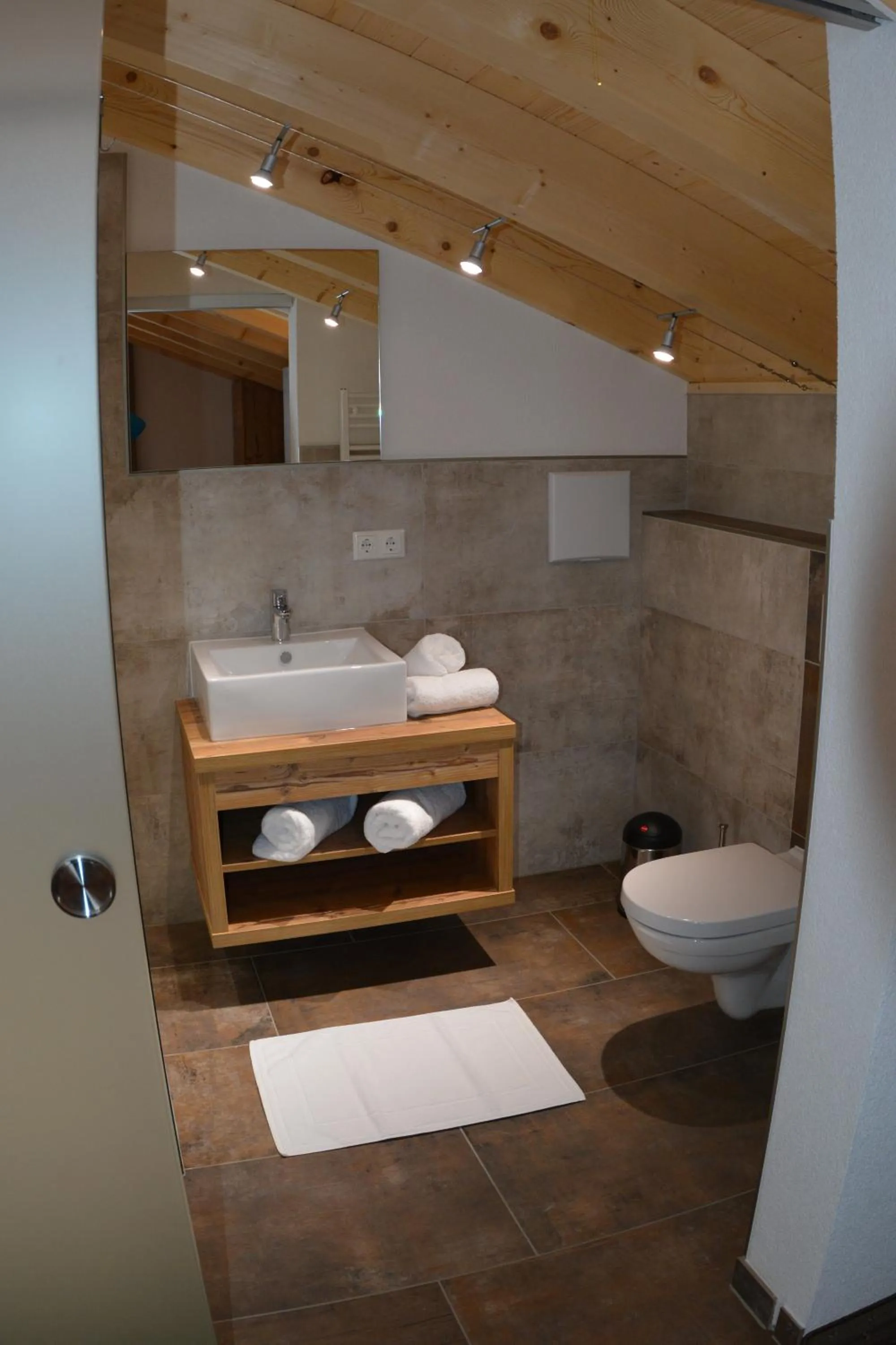 Toilet in Pension Alpenblick